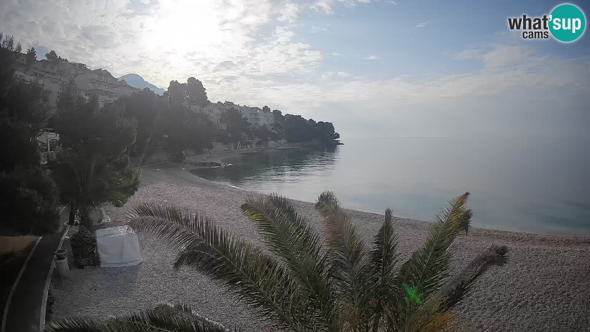Webcam Lučica Beach Brela – Live View from the Adriatic Coast