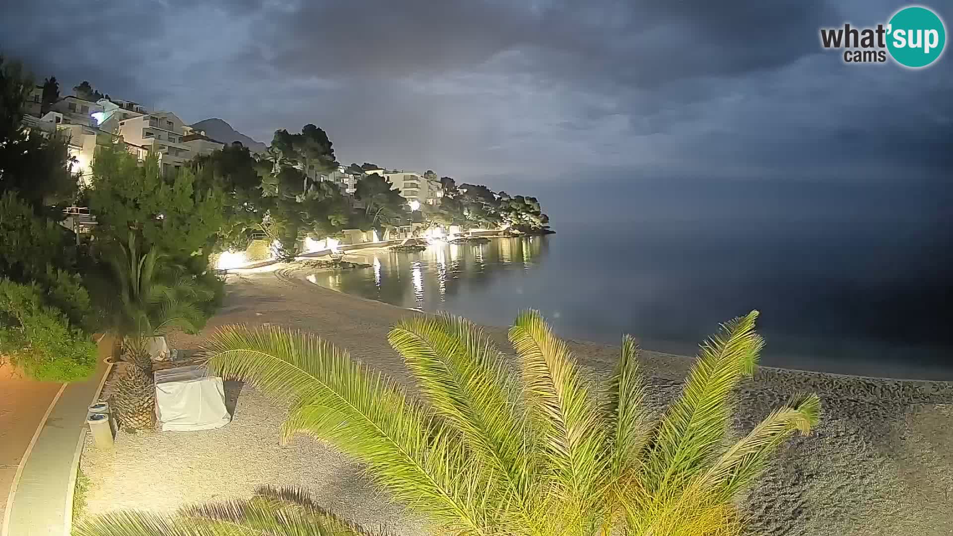 Webcam Lučica Beach Brela – Live View from the Adriatic Coast