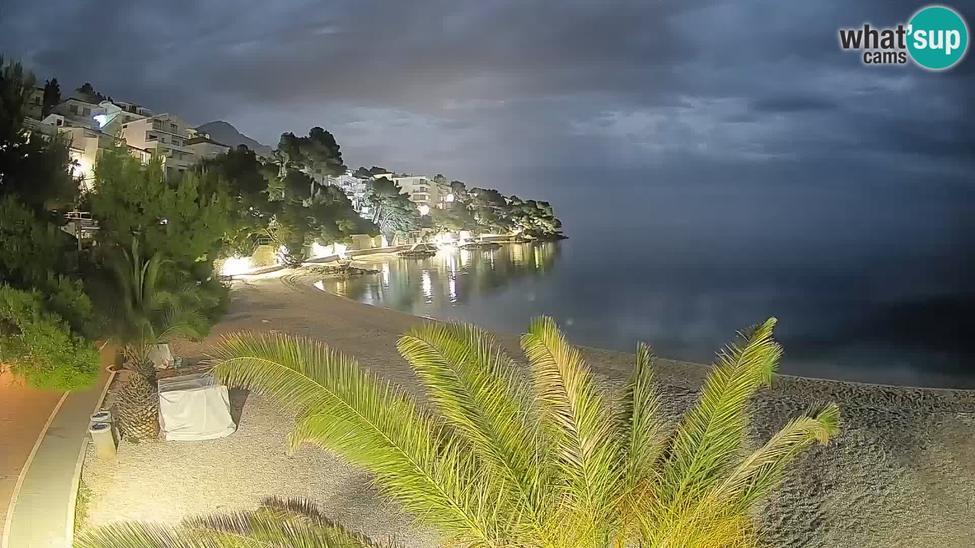 Webcam Lučica Beach Brela – Live View from the Adriatic Coast