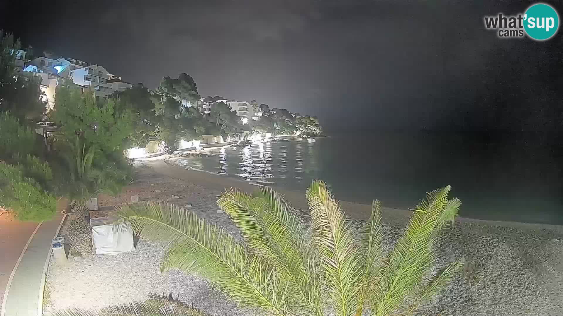 Webcam Lučica Beach Brela – Live View from the Adriatic Coast