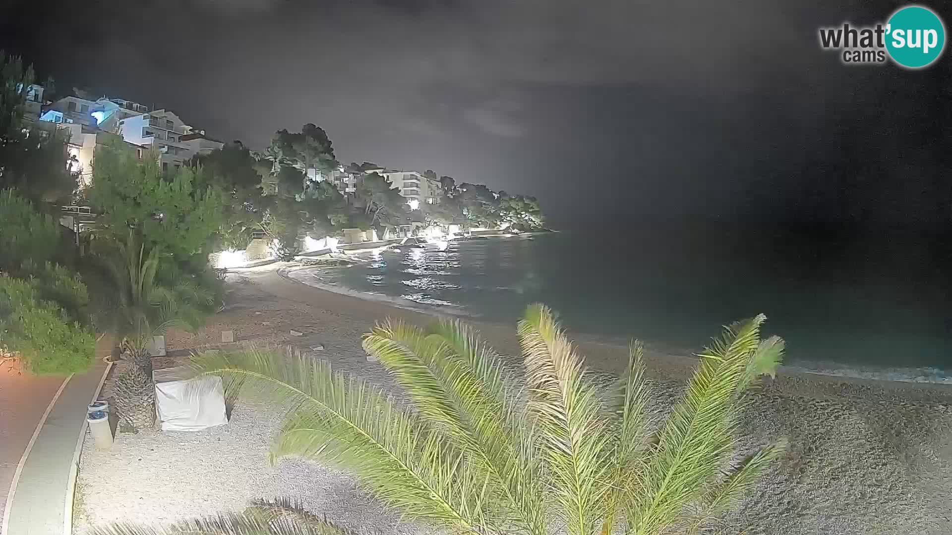 Webcam Lučica Beach Brela – Live View from the Adriatic Coast