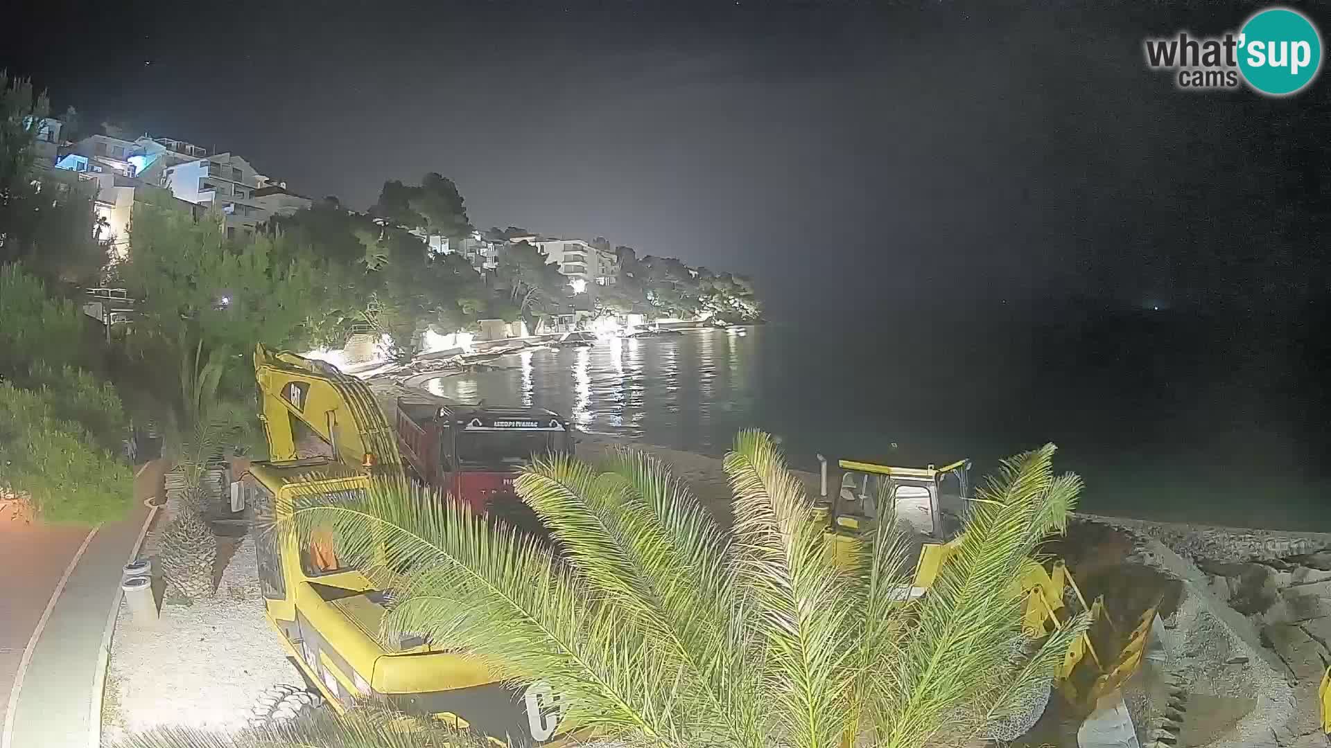 Webcam Lučica Beach Brela – Live View from the Adriatic Coast