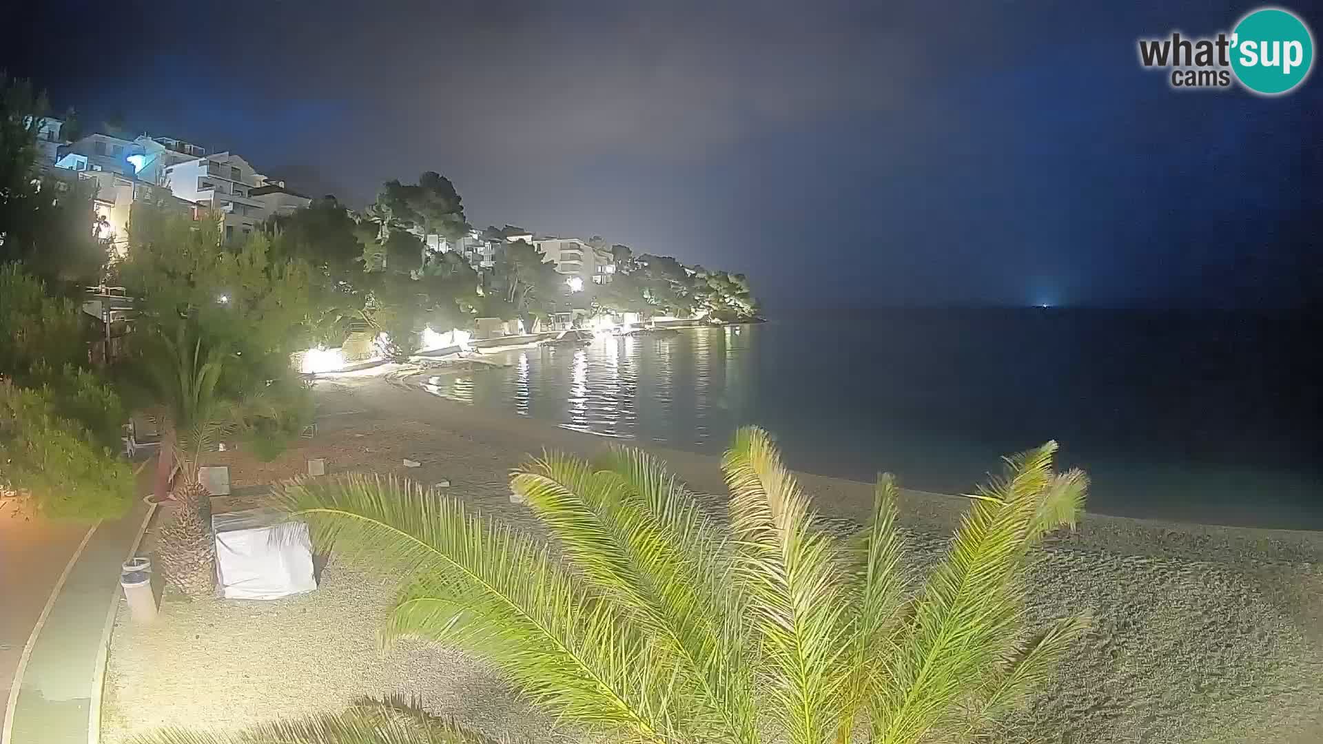 Webcam Lučica Beach Brela – Live View from the Adriatic Coast