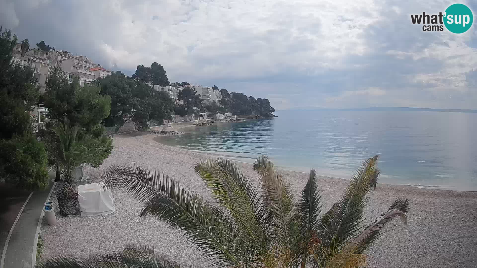 Webcam Lučica Beach Brela – Live View from the Adriatic Coast