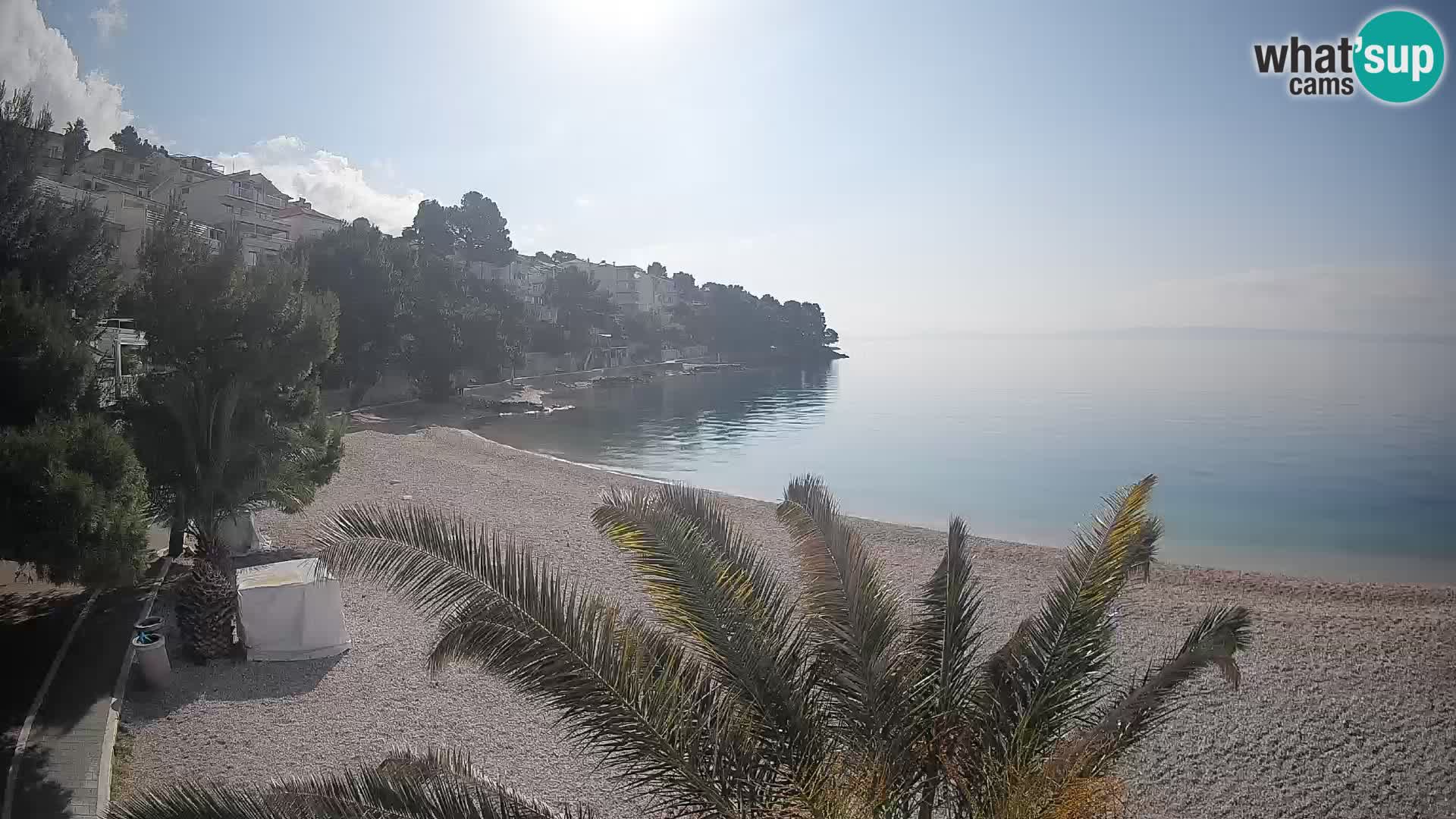 Webcam Lučica Beach Brela – Live View from the Adriatic Coast