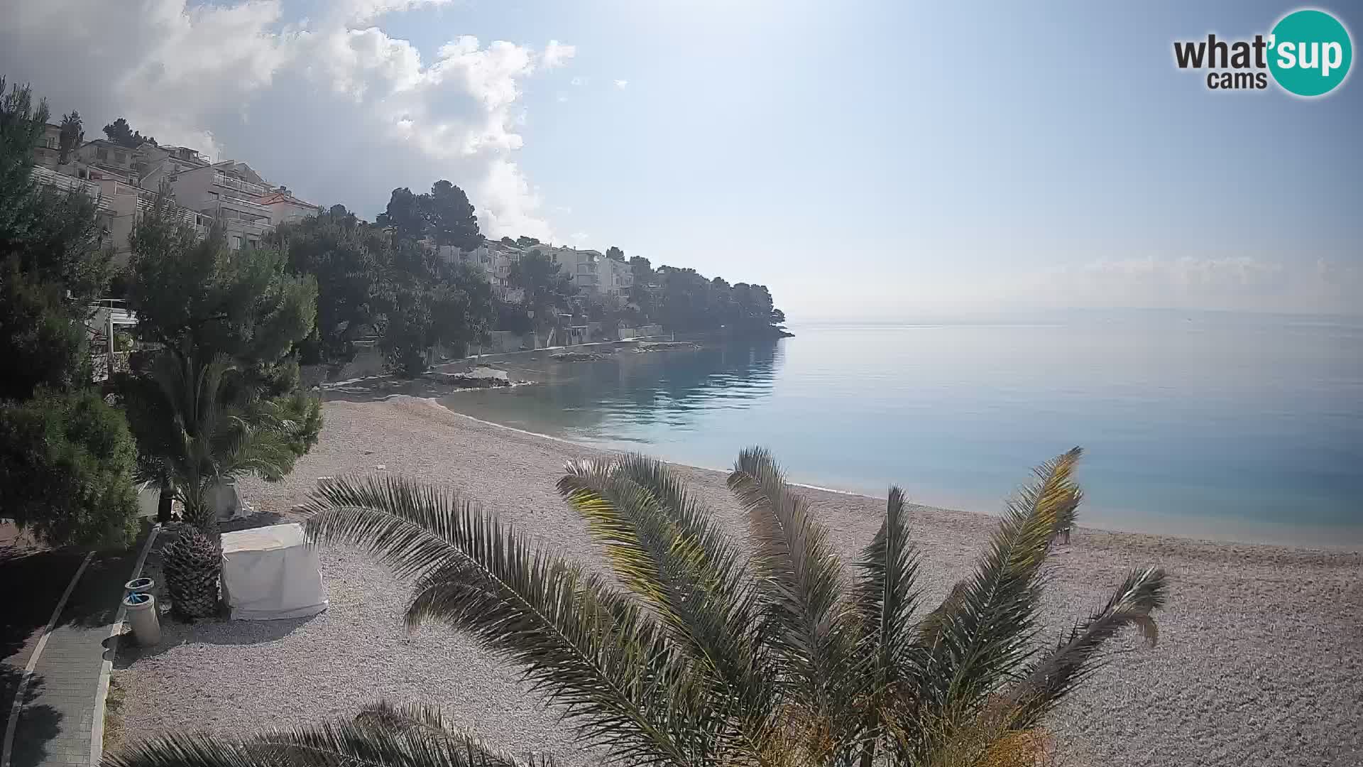 Webcam Lučica Beach Brela – Live View from the Adriatic Coast
