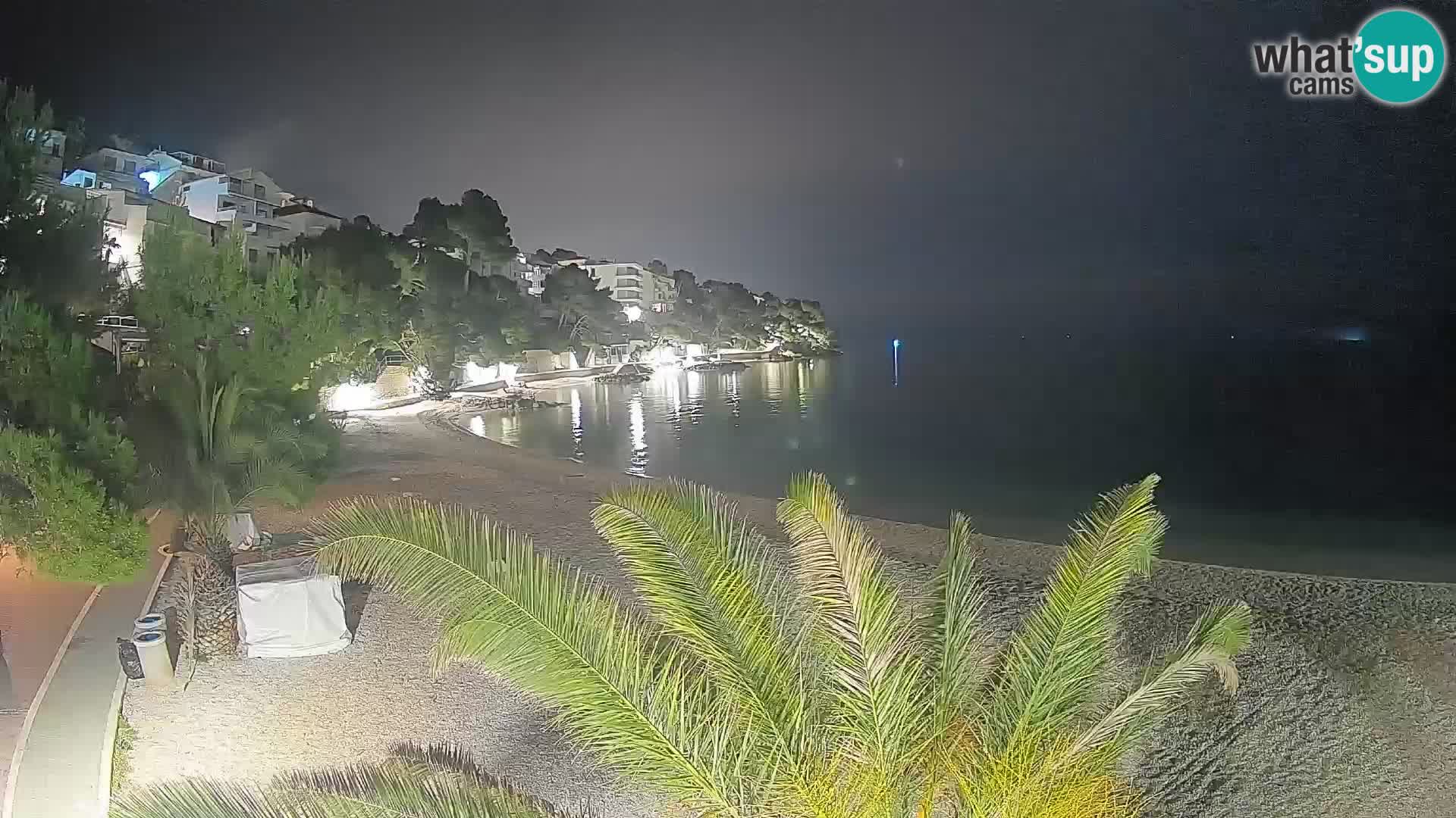 Webcam Lučica Beach Brela – Live View from the Adriatic Coast