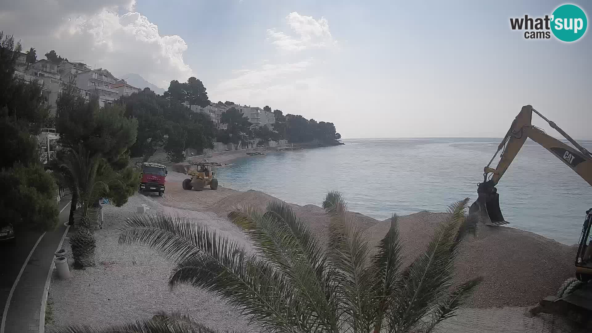 Webcam Lučica Beach Brela – Live View from the Adriatic Coast