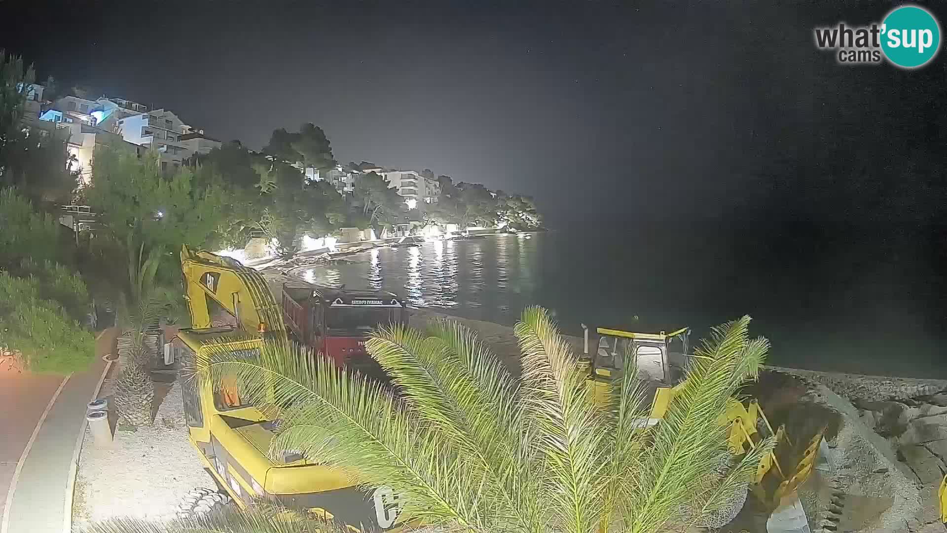 Webcam Lučica Beach Brela – Live View from the Adriatic Coast