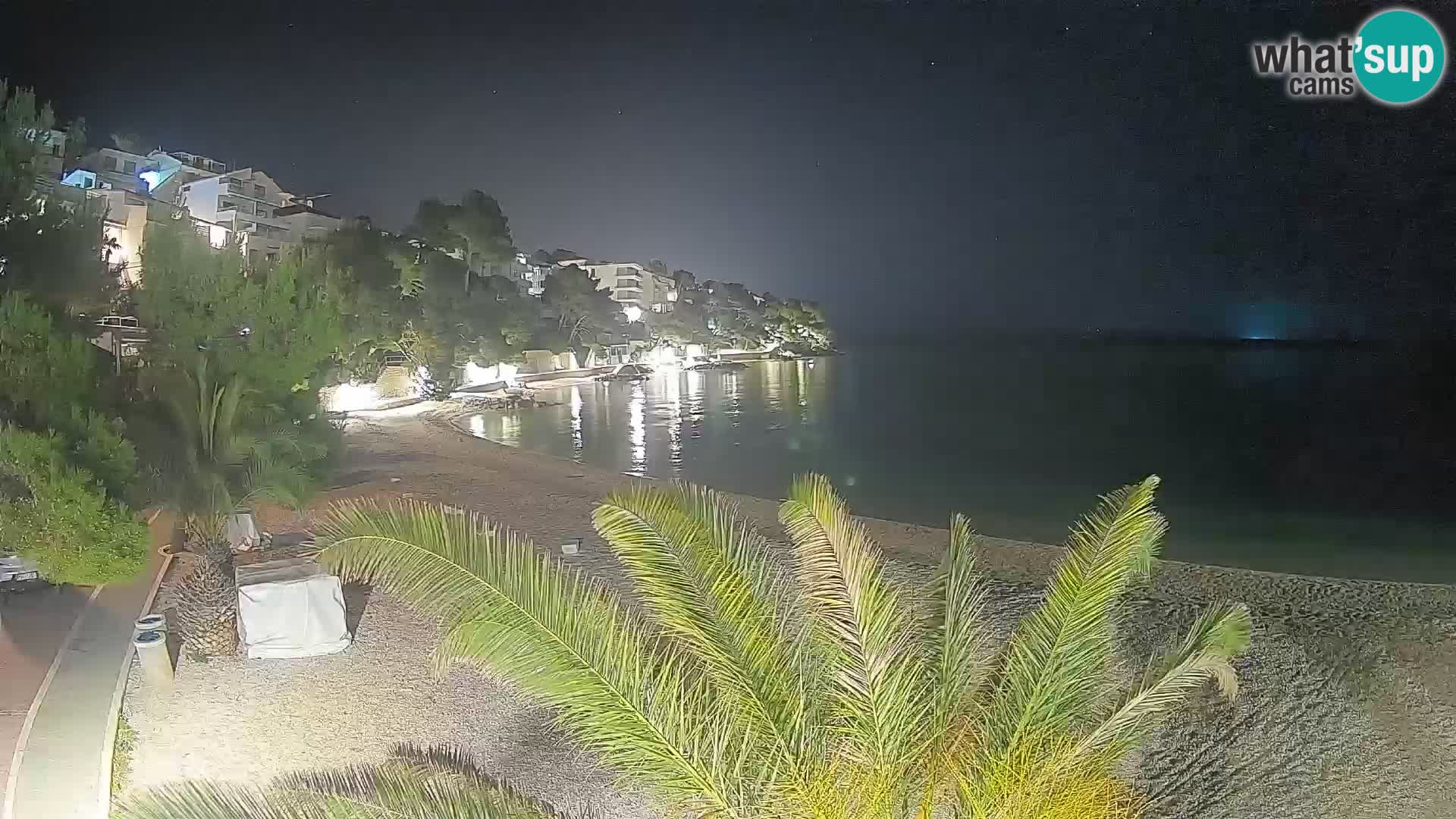 Webcam Lučica Beach Brela – Live View from the Adriatic Coast