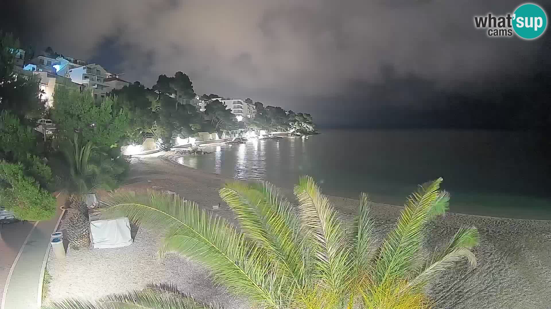 Webcam Lučica Beach Brela – Live View from the Adriatic Coast