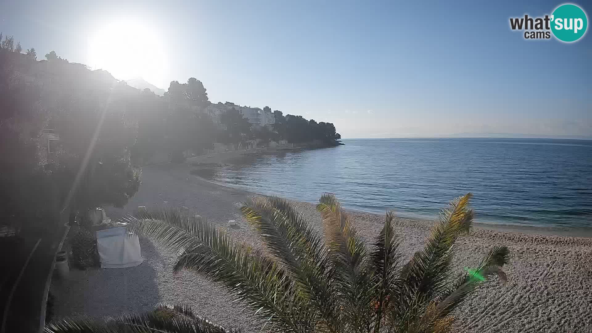 Webcam Lučica Beach Brela – Live View from the Adriatic Coast