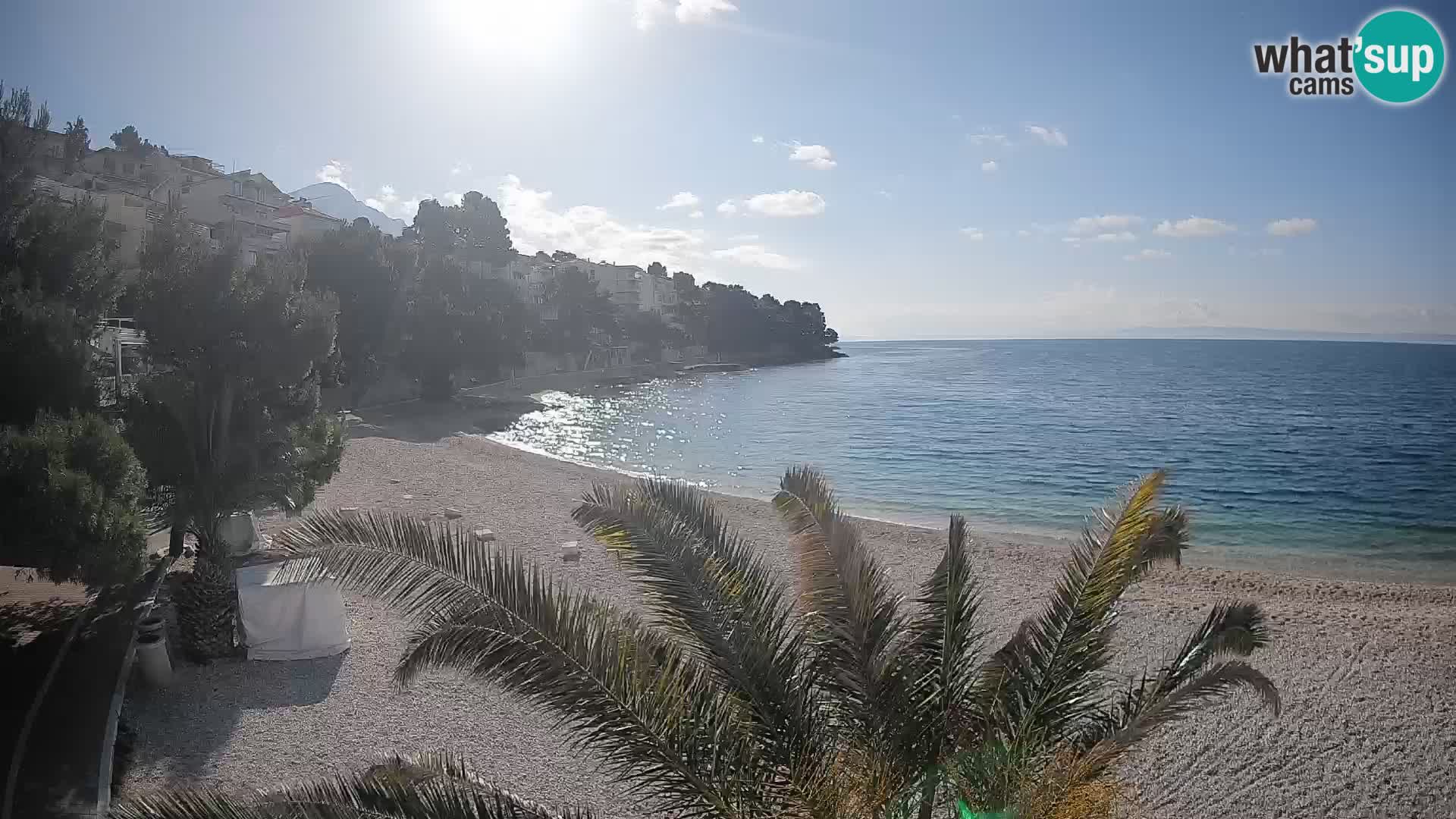 Webcam Lučica Beach Brela – Live View from the Adriatic Coast