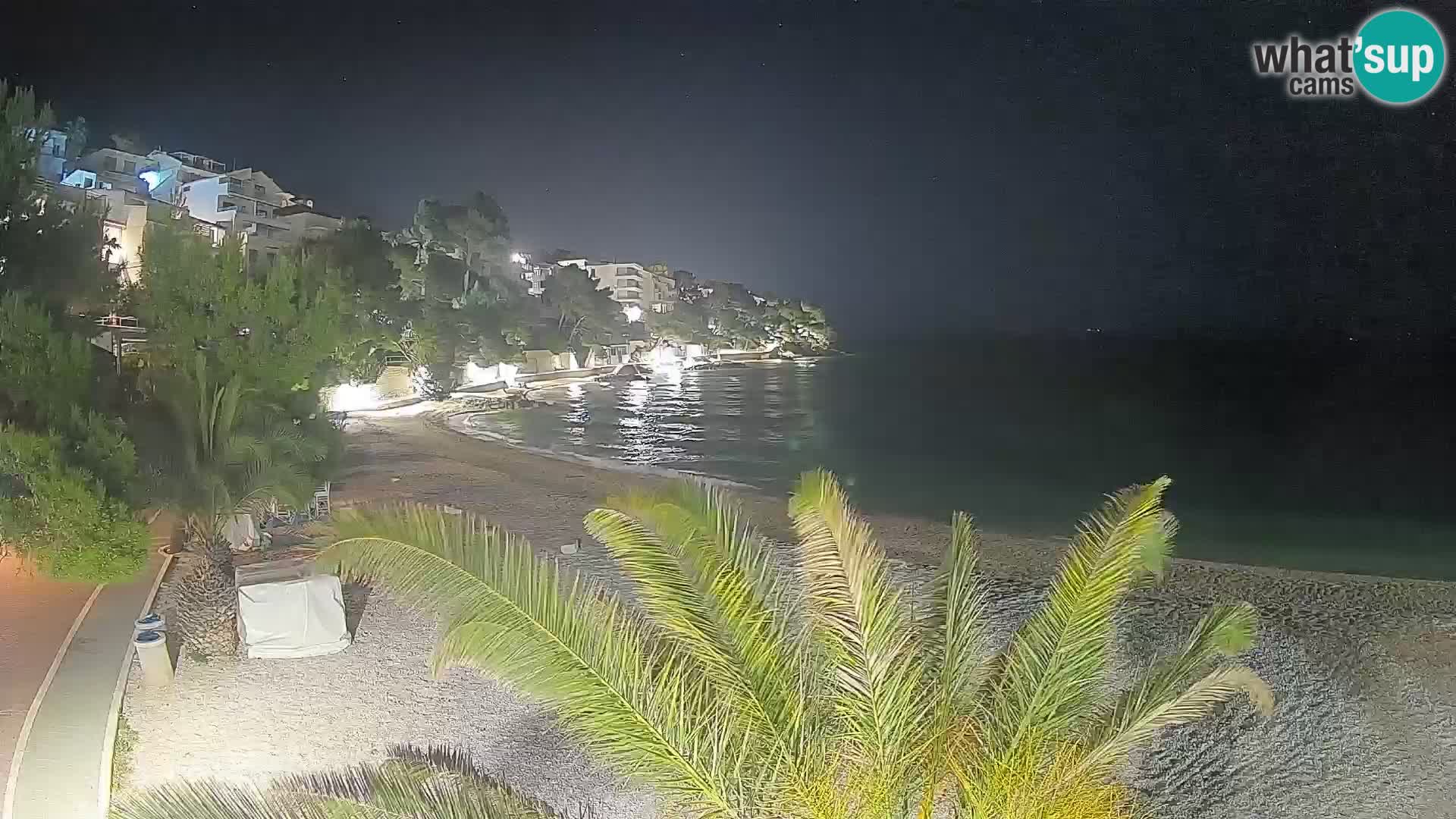 Webcam Lučica Beach Brela – Live View from the Adriatic Coast