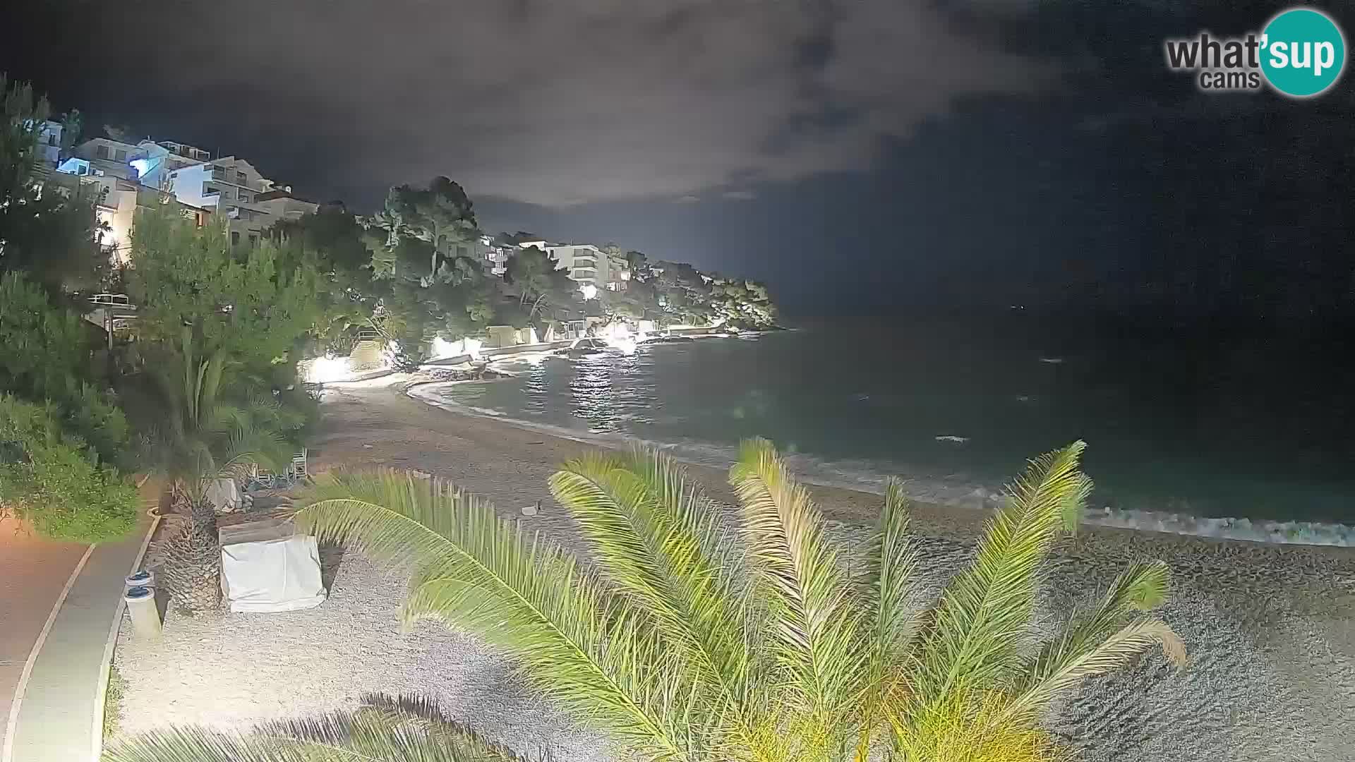 Webcam Lučica Beach Brela – Live View from the Adriatic Coast