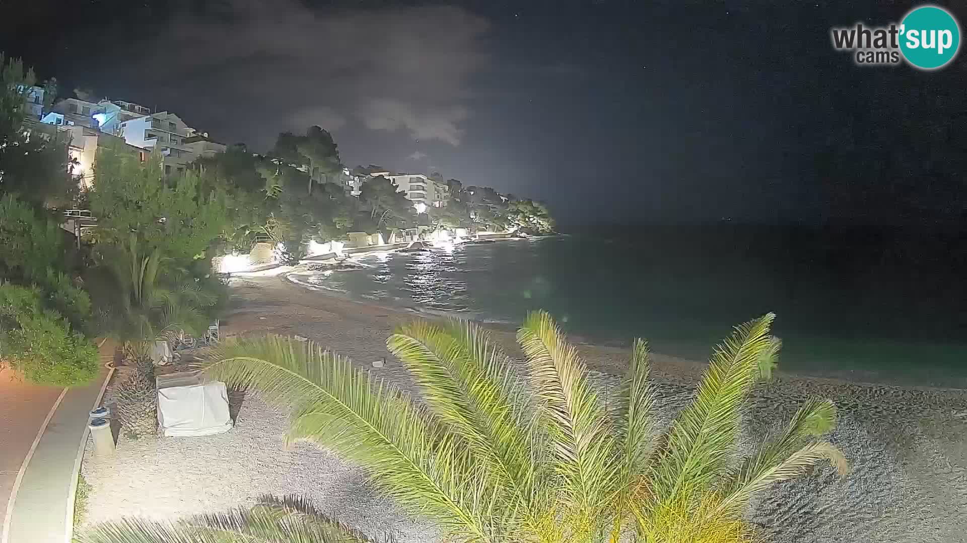 Webcam Lučica Beach Brela – Live View from the Adriatic Coast