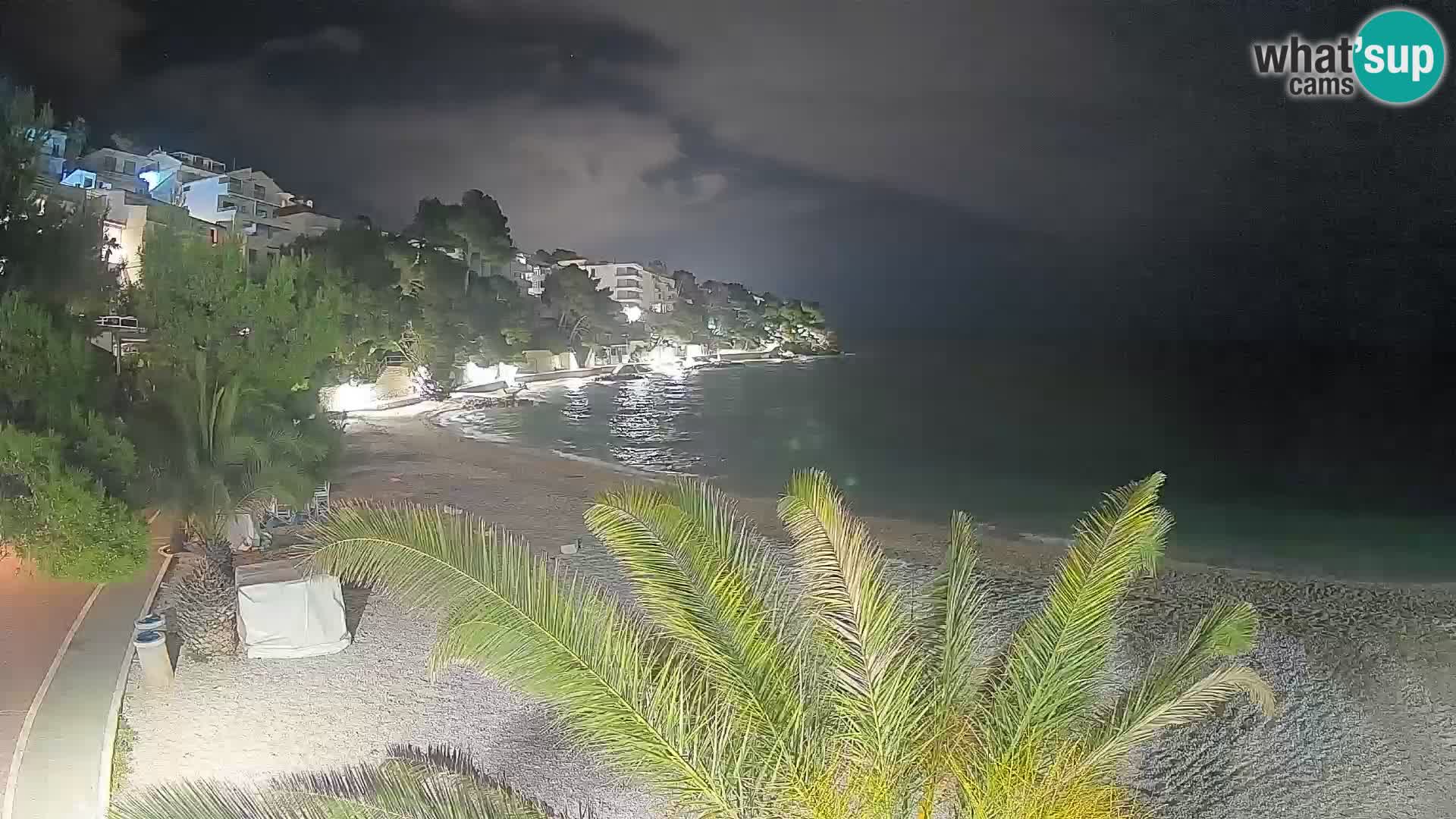 Webcam Lučica Beach Brela – Live View from the Adriatic Coast