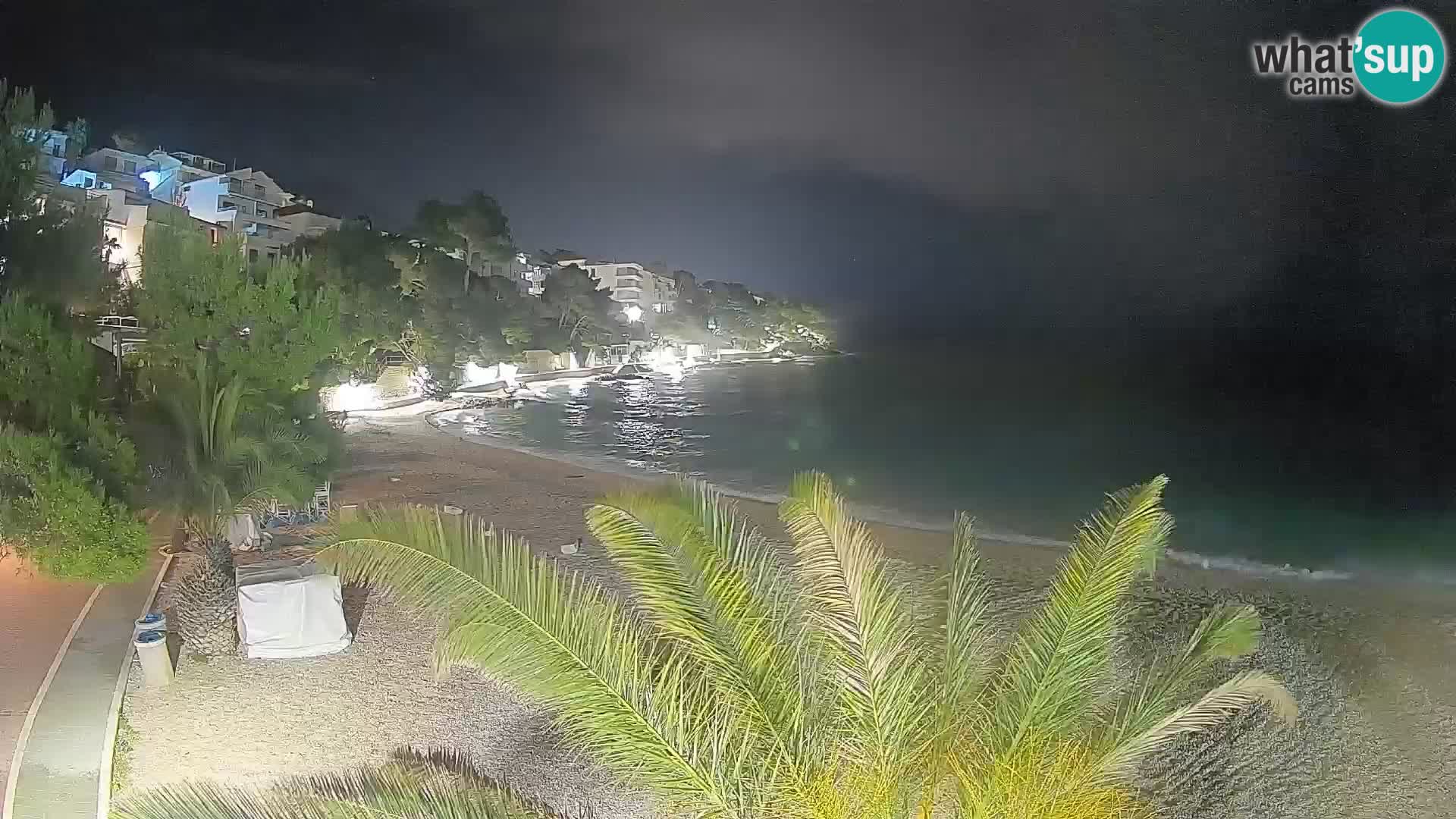 Webcam Lučica Beach Brela – Live View from the Adriatic Coast
