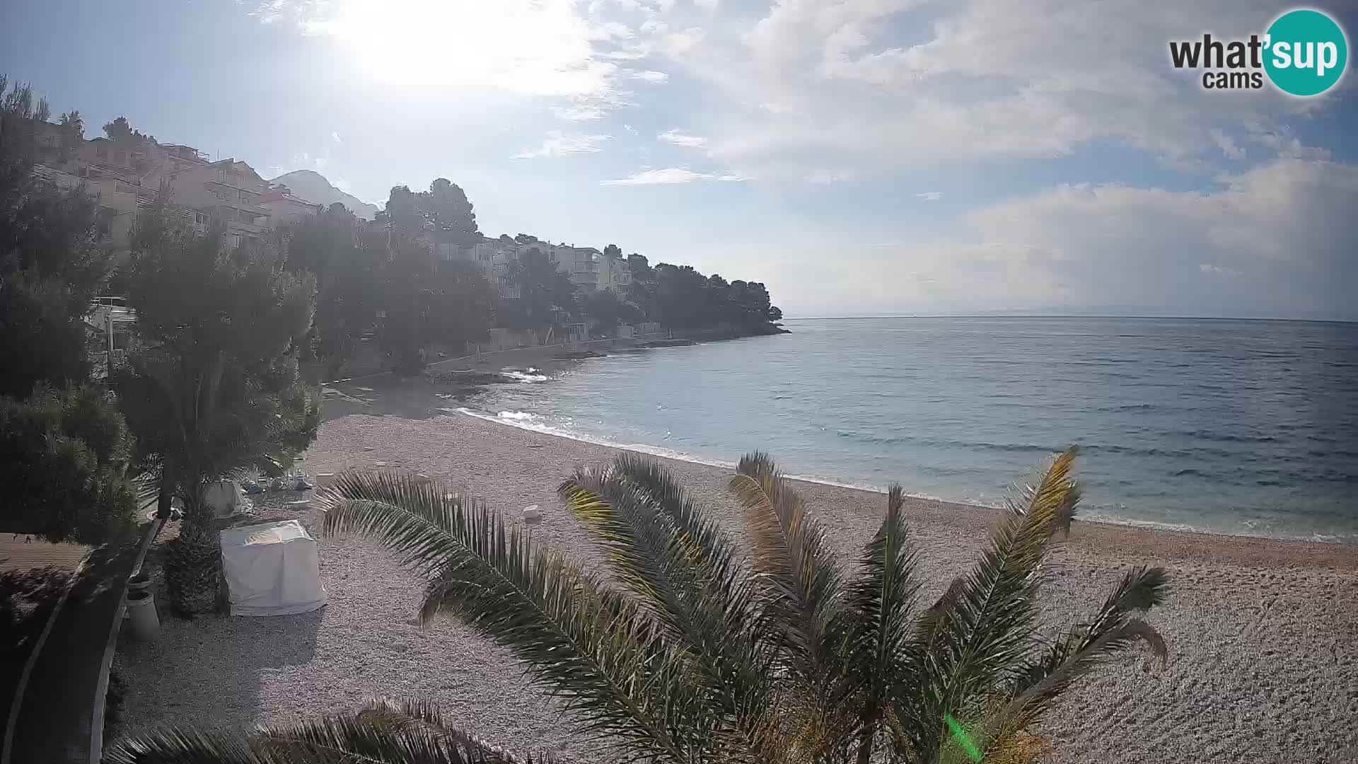 Webcam Lučica Beach Brela – Live View from the Adriatic Coast
