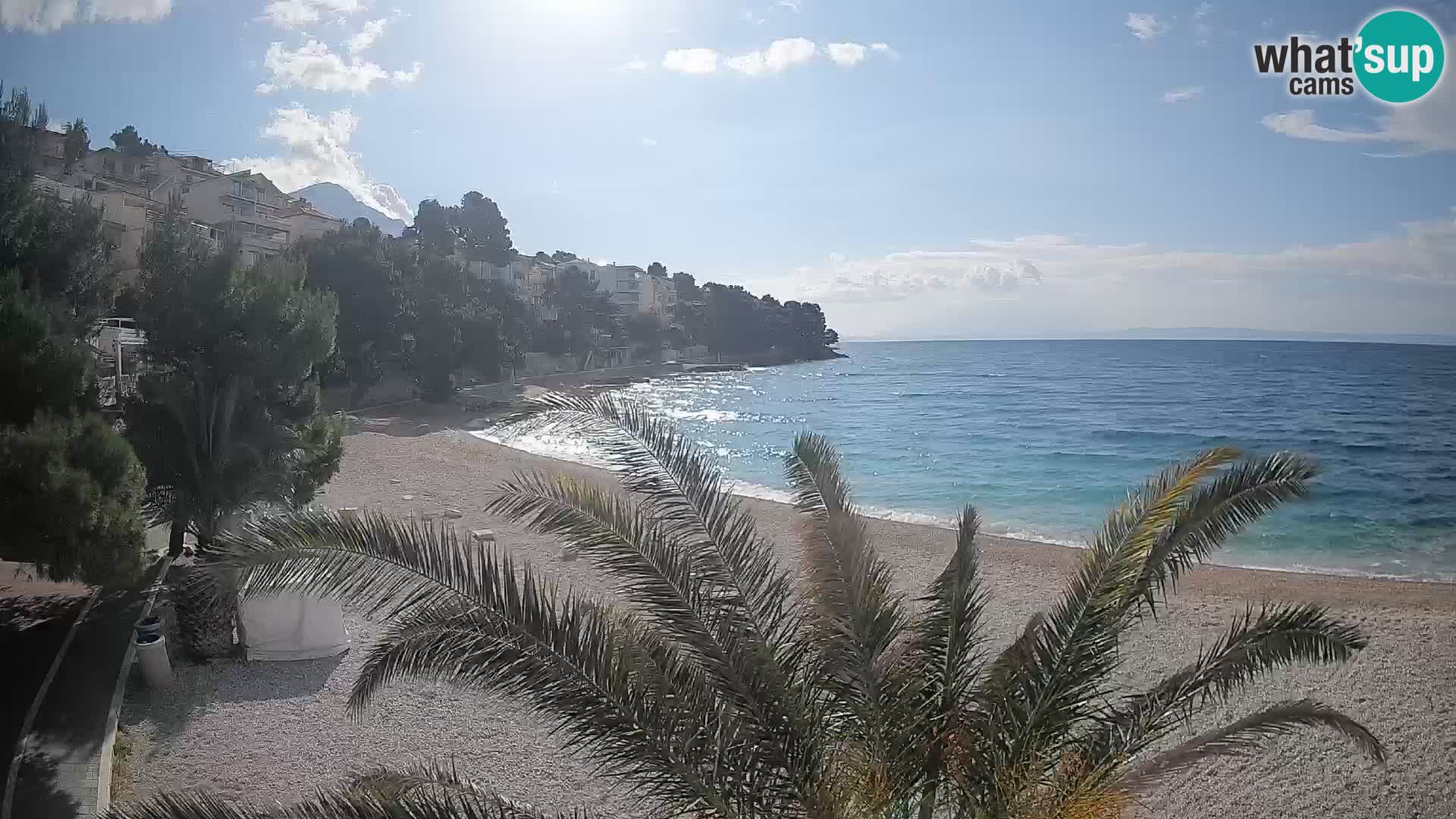 Webcam Lučica Beach Brela – Live View from the Adriatic Coast