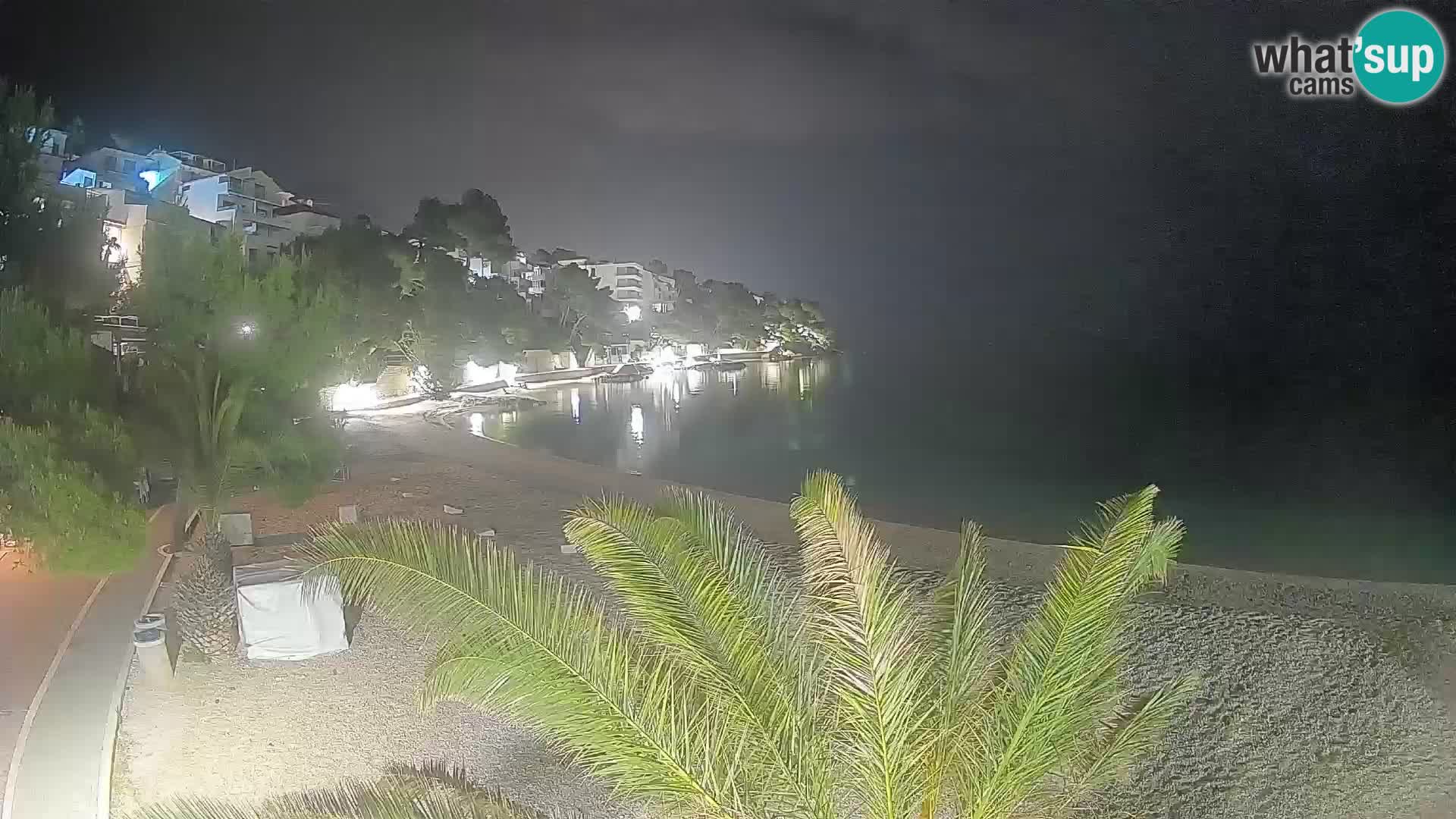 Webcam Lučica Beach Brela – Live View from the Adriatic Coast