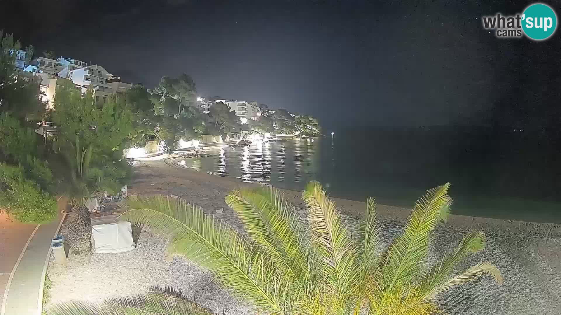Webcam Lučica Beach Brela – Live View from the Adriatic Coast