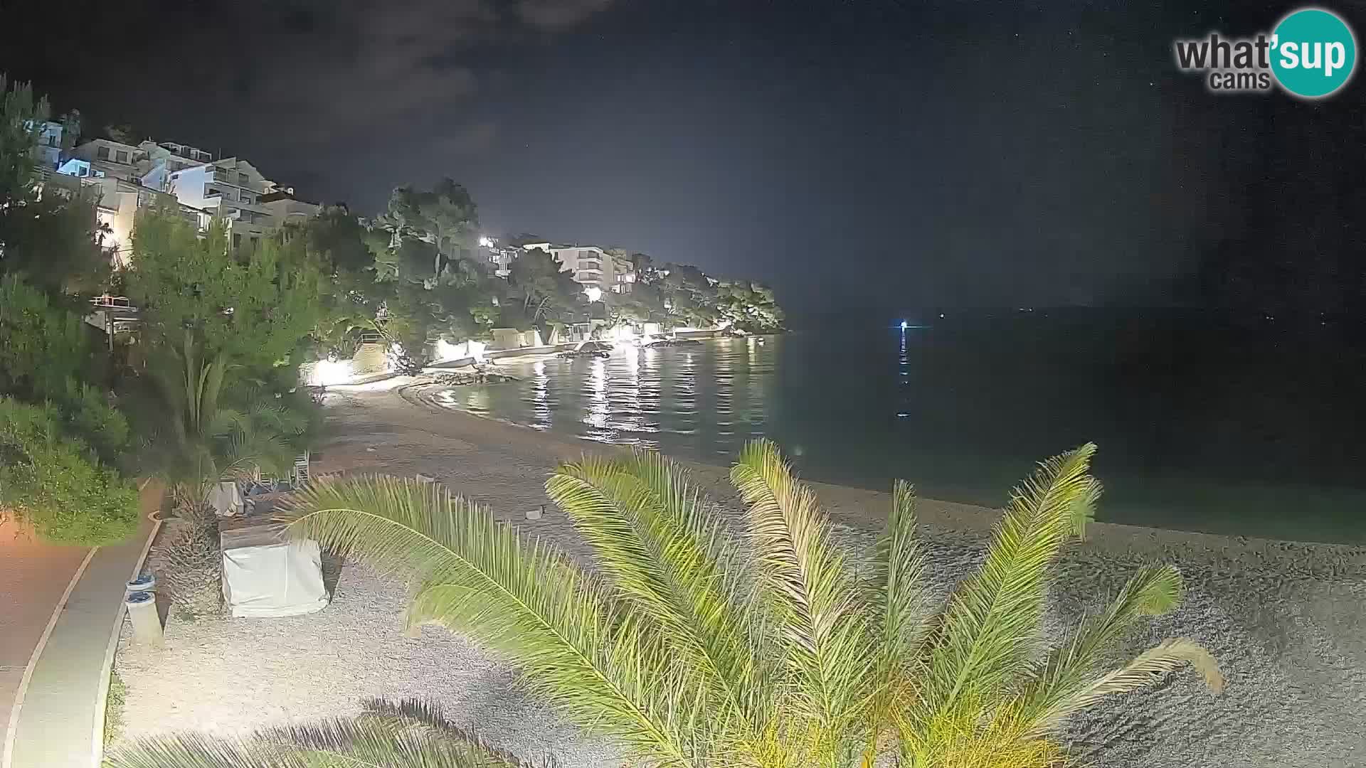 Webcam Lučica Beach Brela – Live View from the Adriatic Coast
