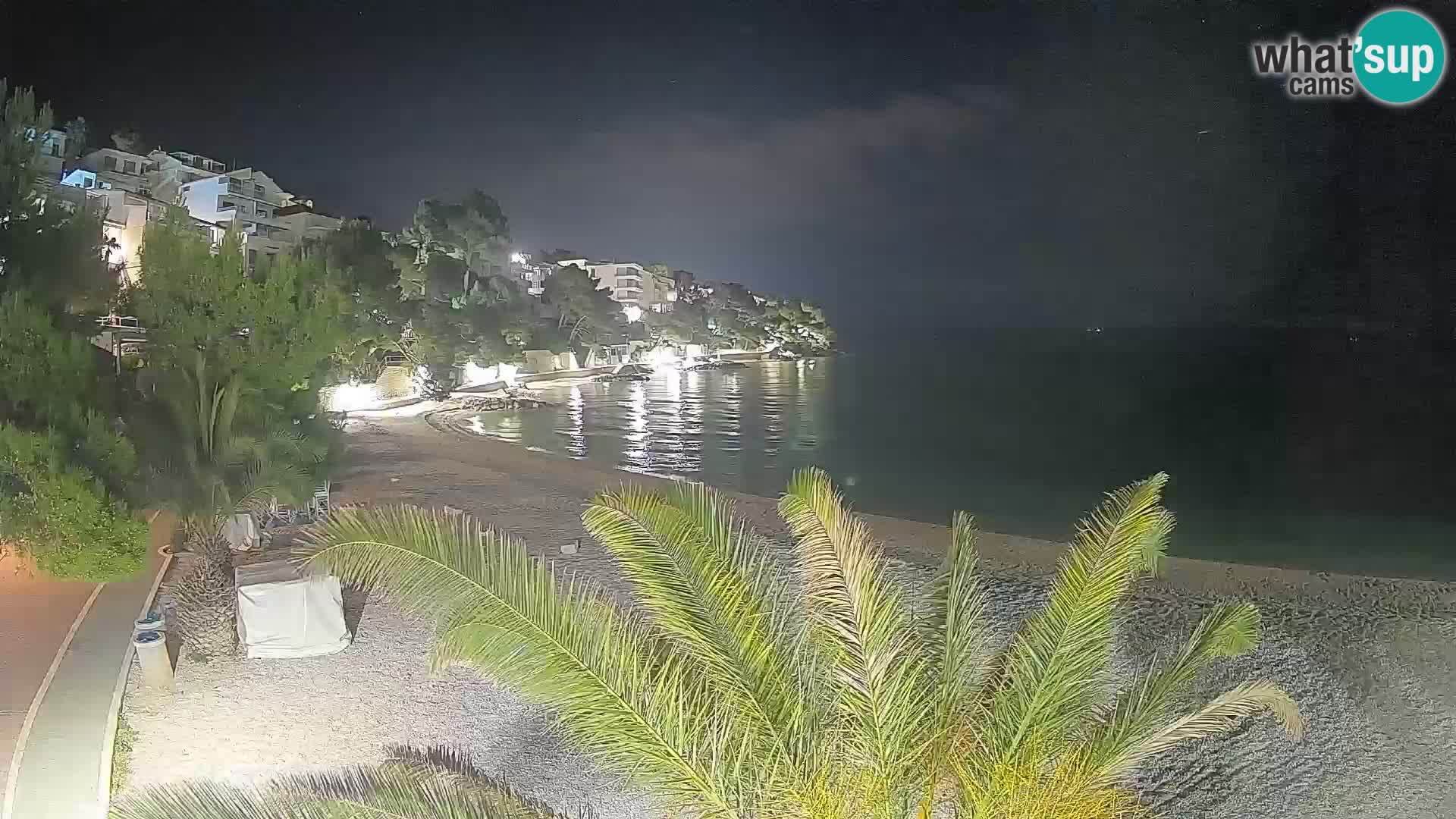 Webcam Lučica Beach Brela – Live View from the Adriatic Coast