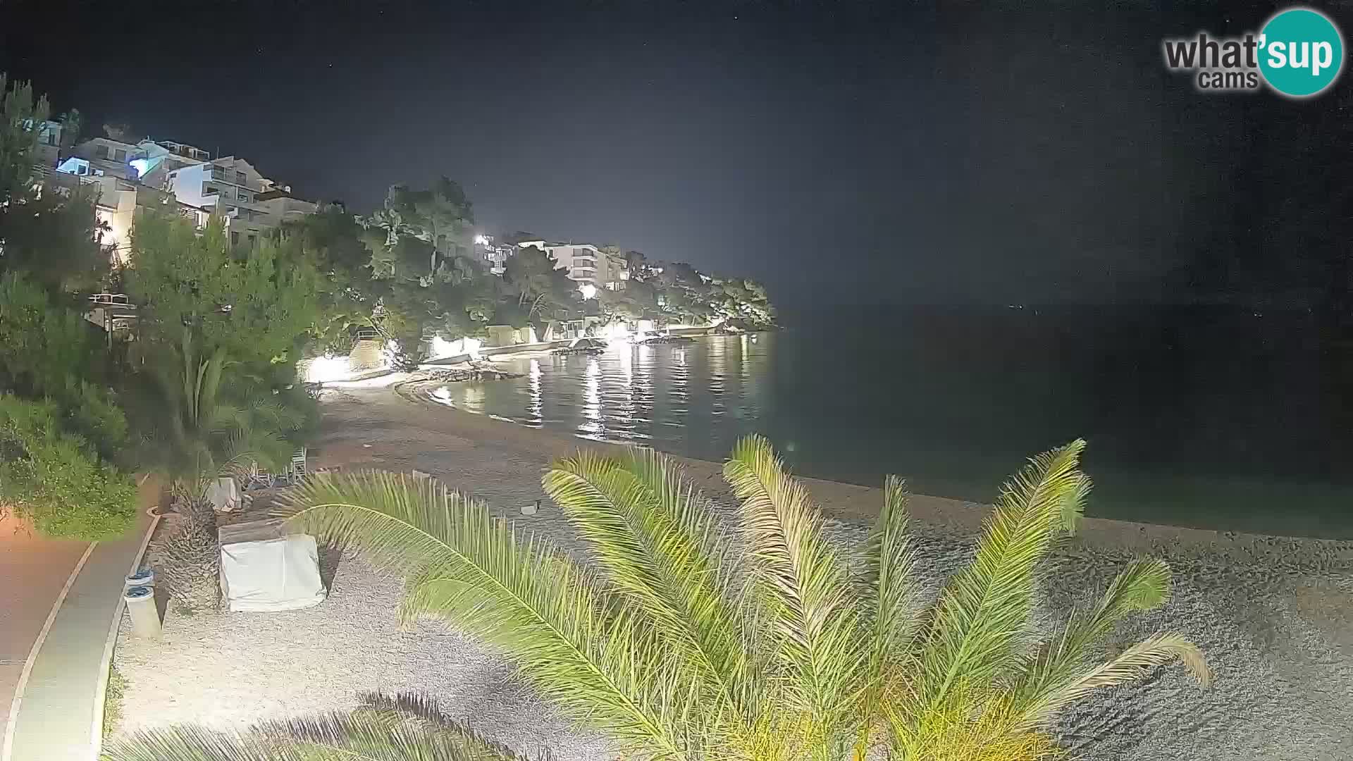 Webcam Lučica Beach Brela – Live View from the Adriatic Coast