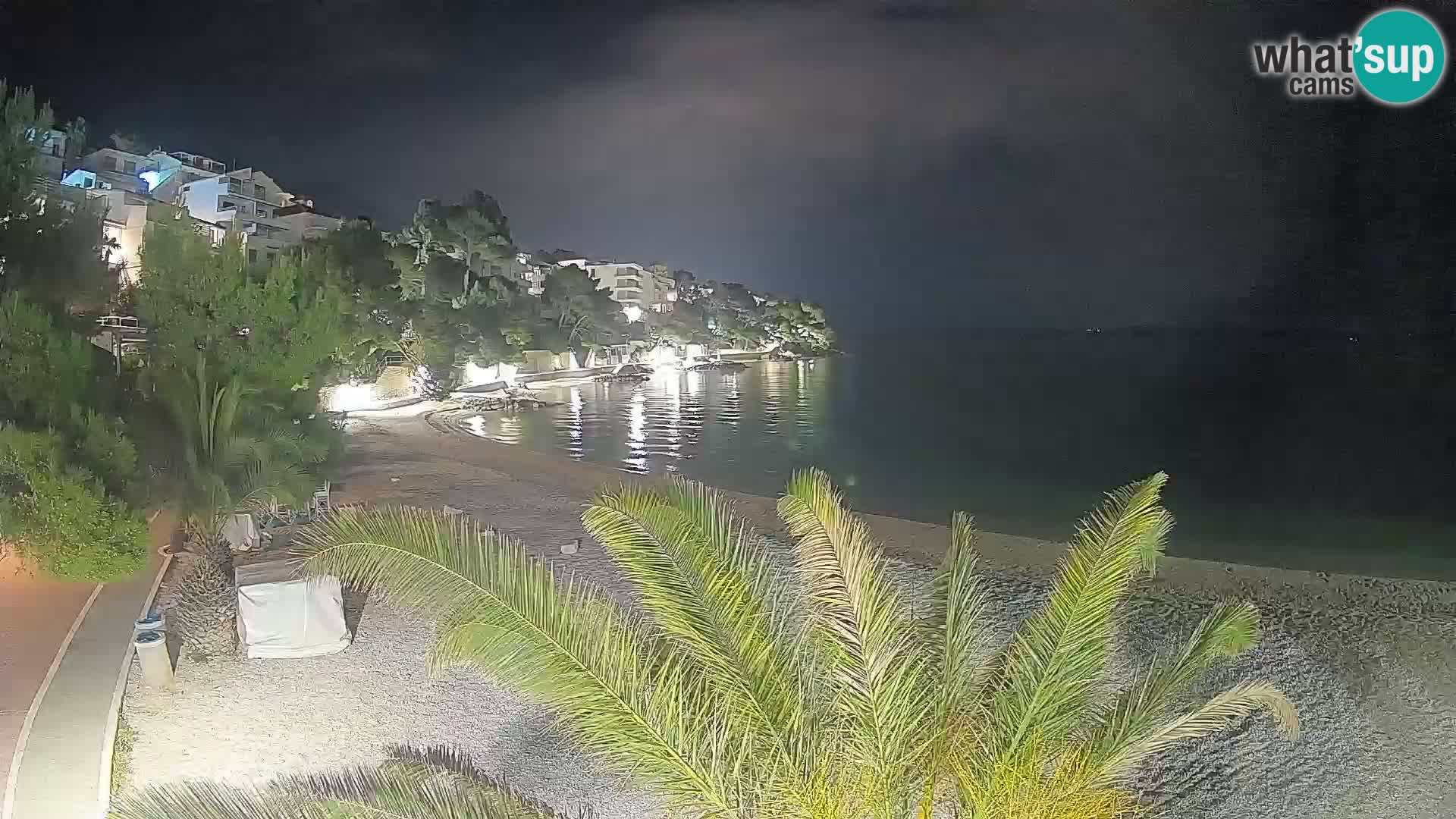 Webcam Lučica Beach Brela – Live View from the Adriatic Coast