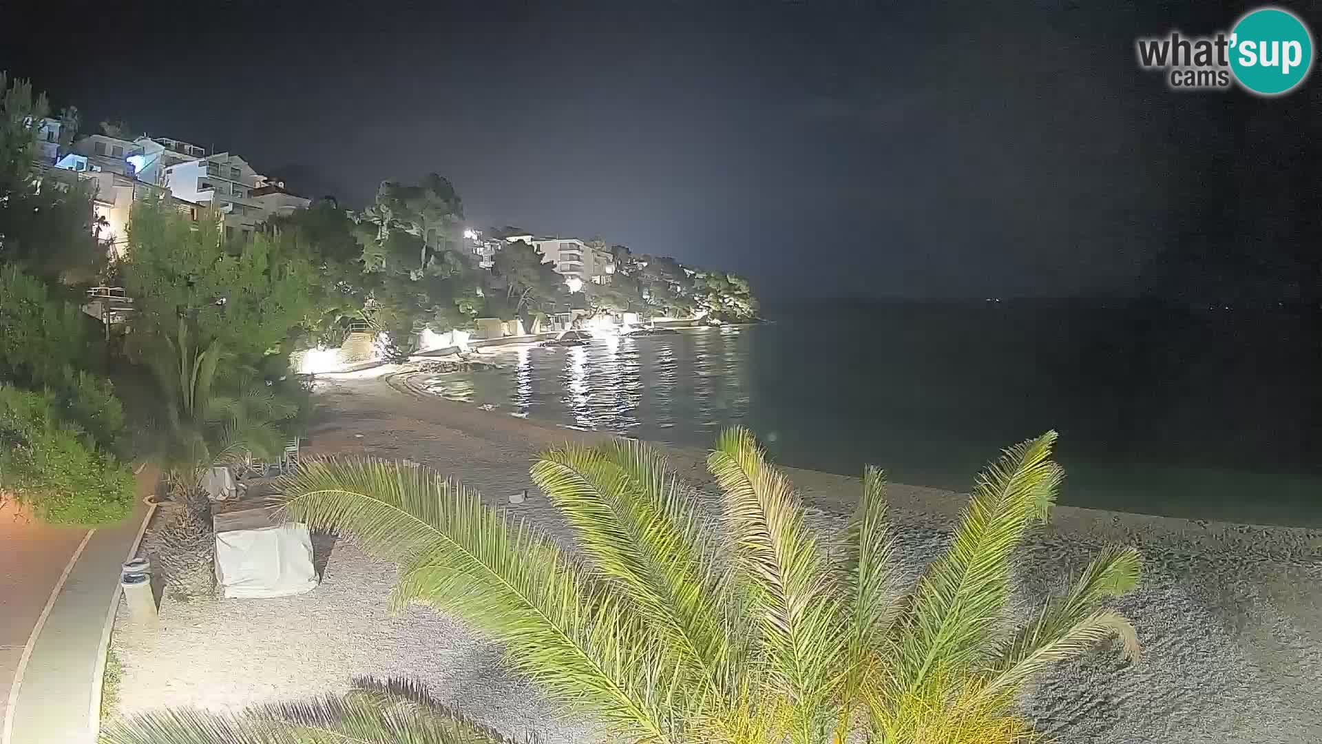 Webcam Lučica Beach Brela – Live View from the Adriatic Coast