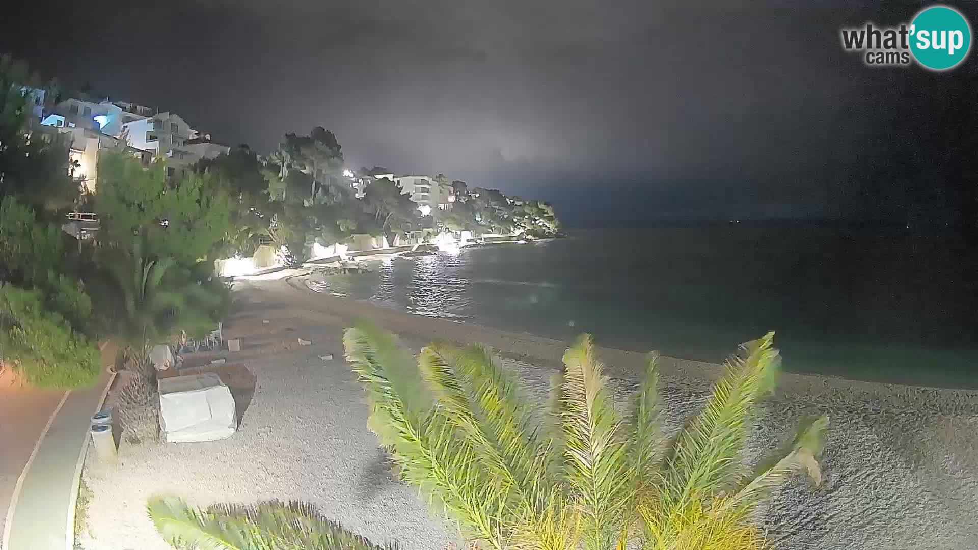 Webcam Lučica Beach Brela – Live View from the Adriatic Coast