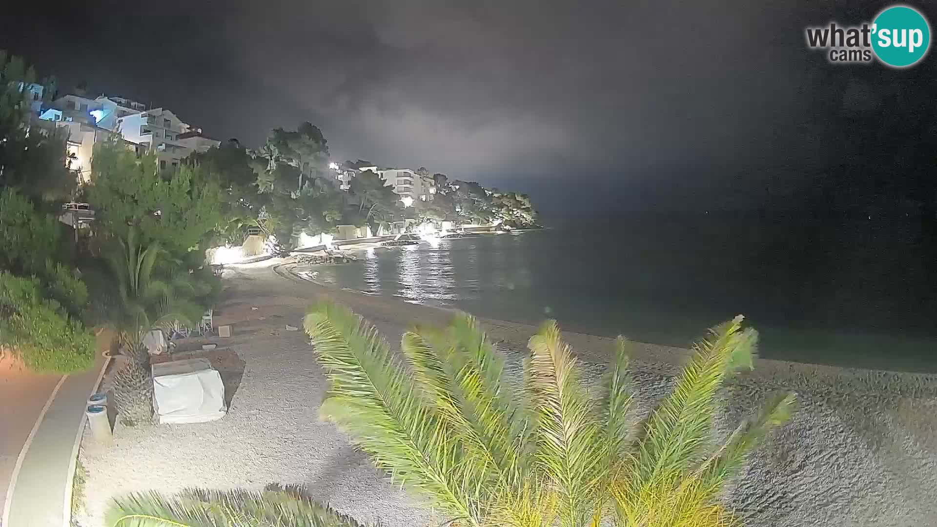 Webcam Lučica Beach Brela – Live View from the Adriatic Coast