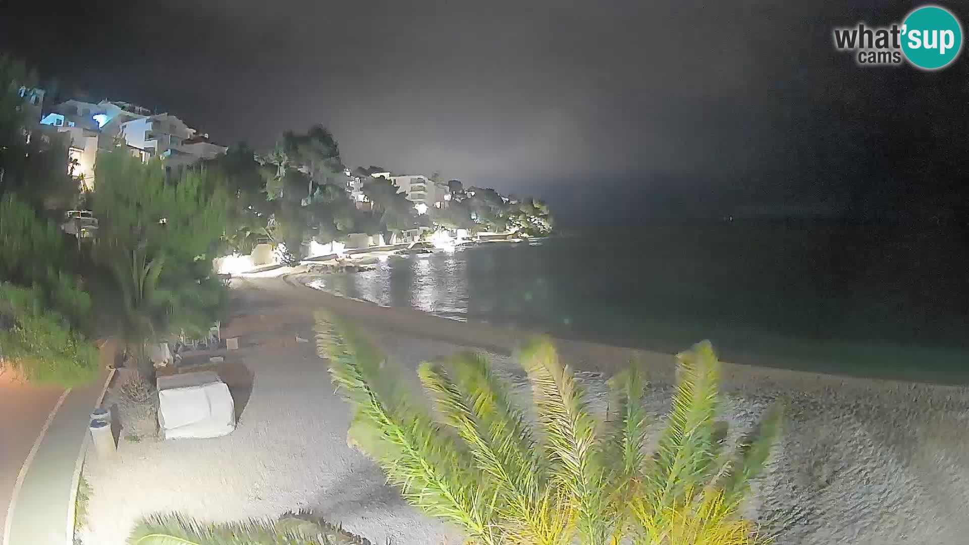 Webcam Lučica Beach Brela – Live View from the Adriatic Coast