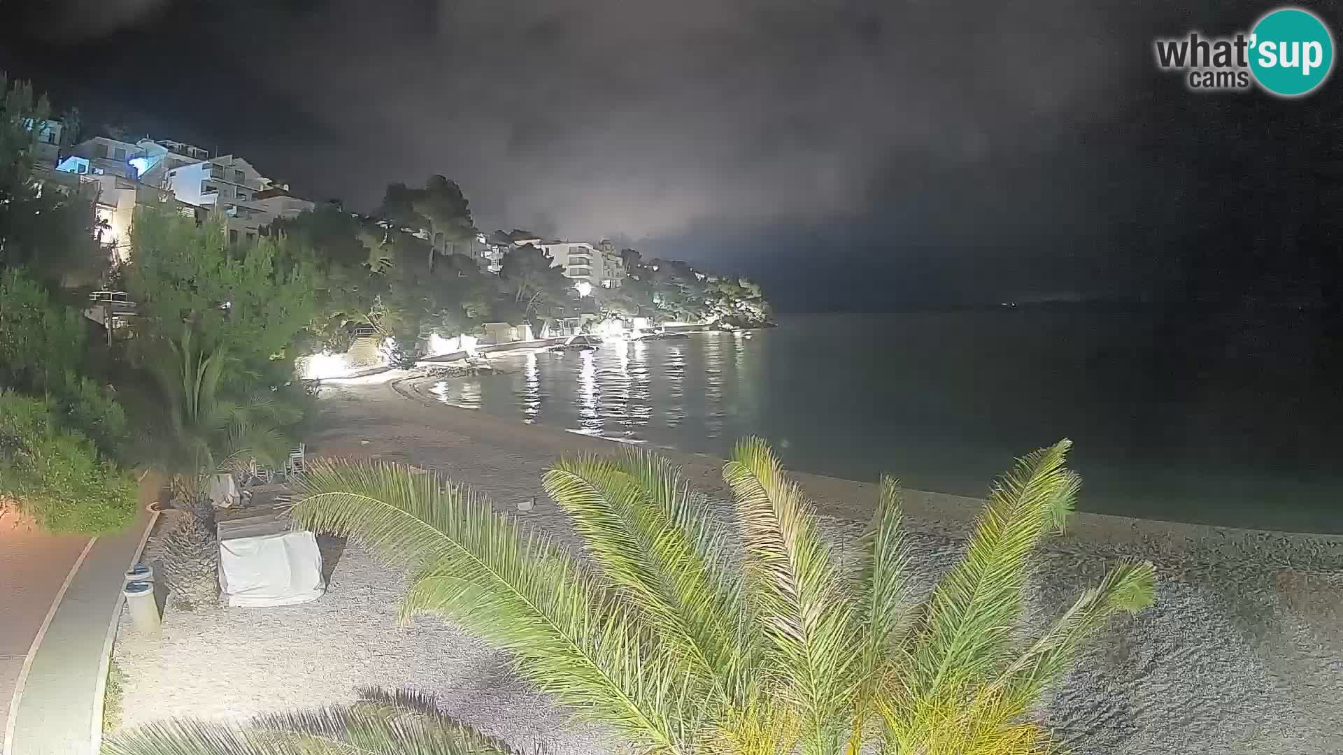 Webcam Lučica Beach Brela – Live View from the Adriatic Coast
