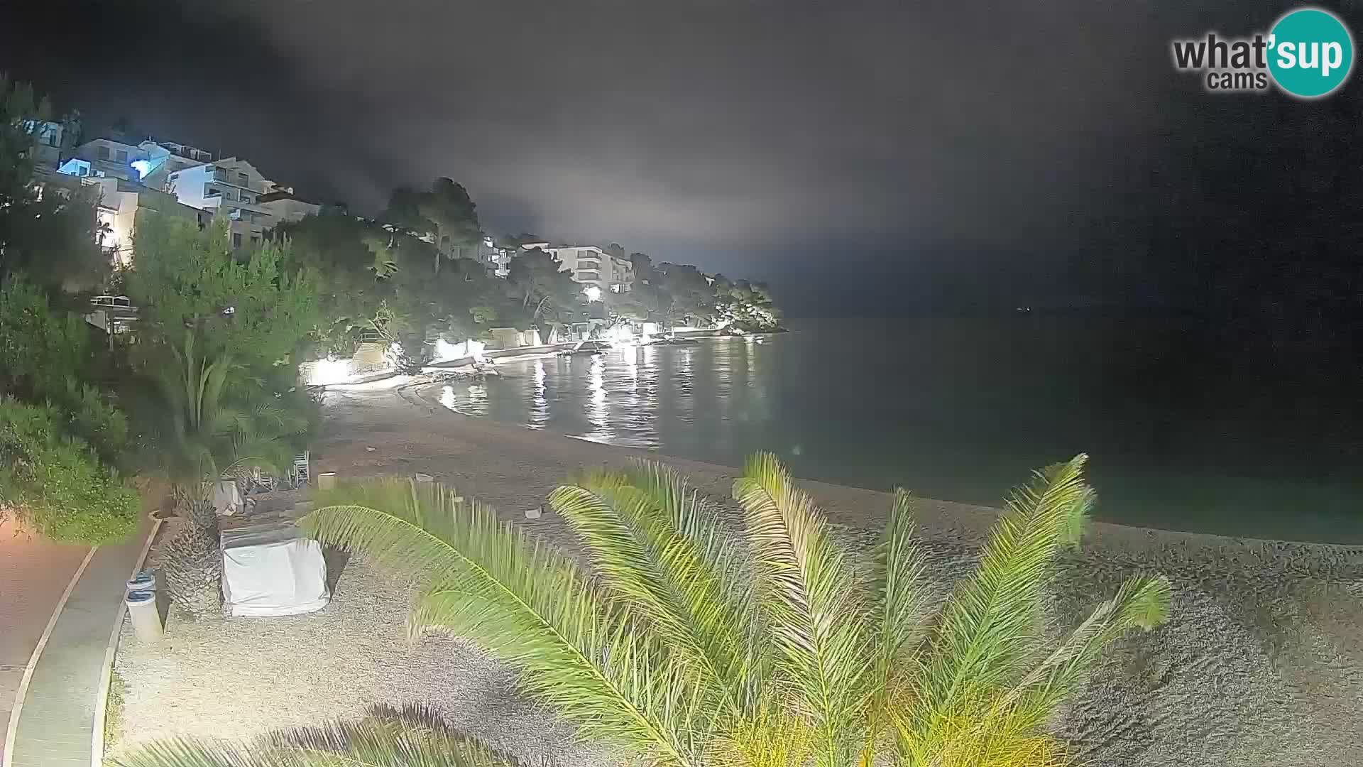 Webcam Lučica Beach Brela – Live View from the Adriatic Coast