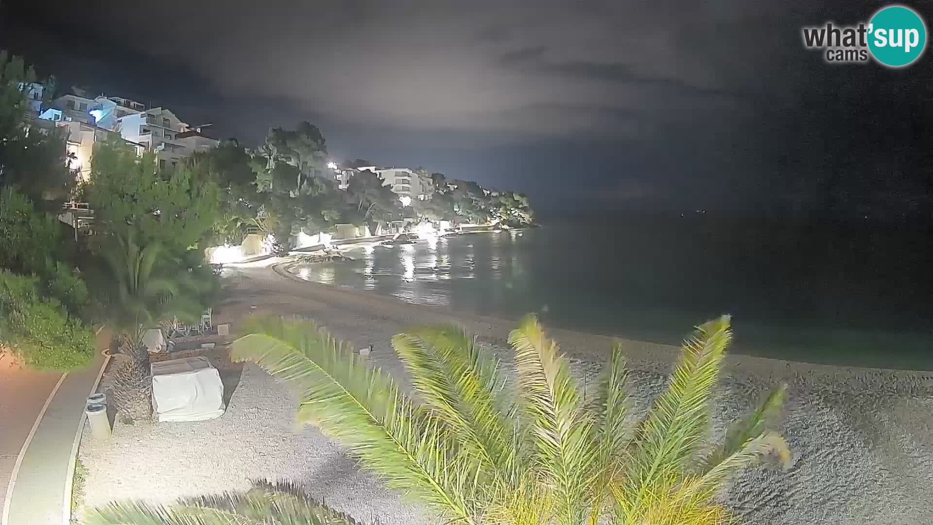 Webcam Lučica Beach Brela – Live View from the Adriatic Coast
