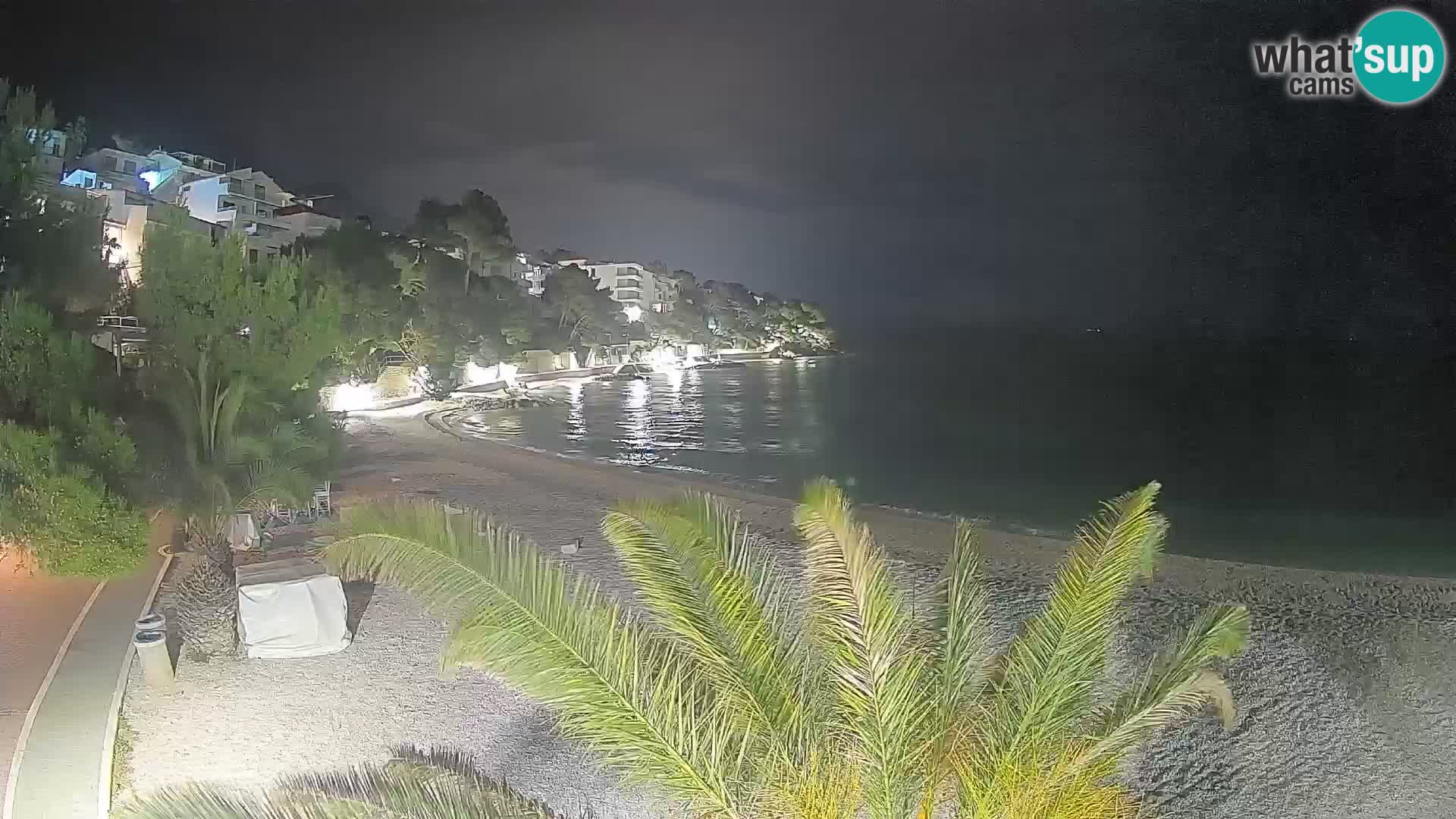 Webcam Lučica Beach Brela – Live View from the Adriatic Coast
