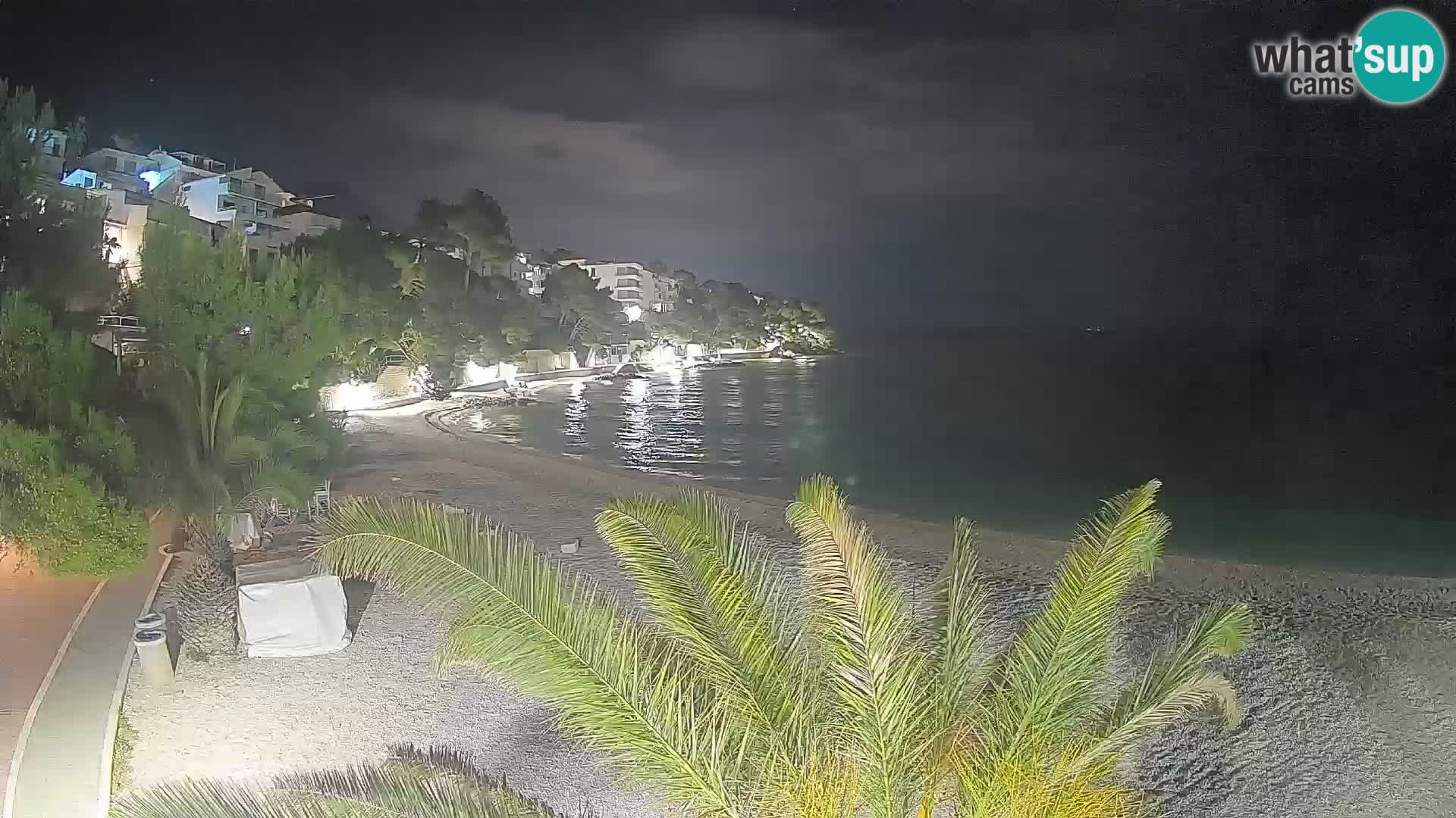 Webcam Lučica Beach Brela – Live View from the Adriatic Coast