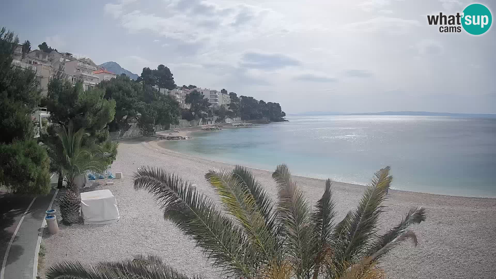 Webcam Lučica Beach Brela – Live View from the Adriatic Coast