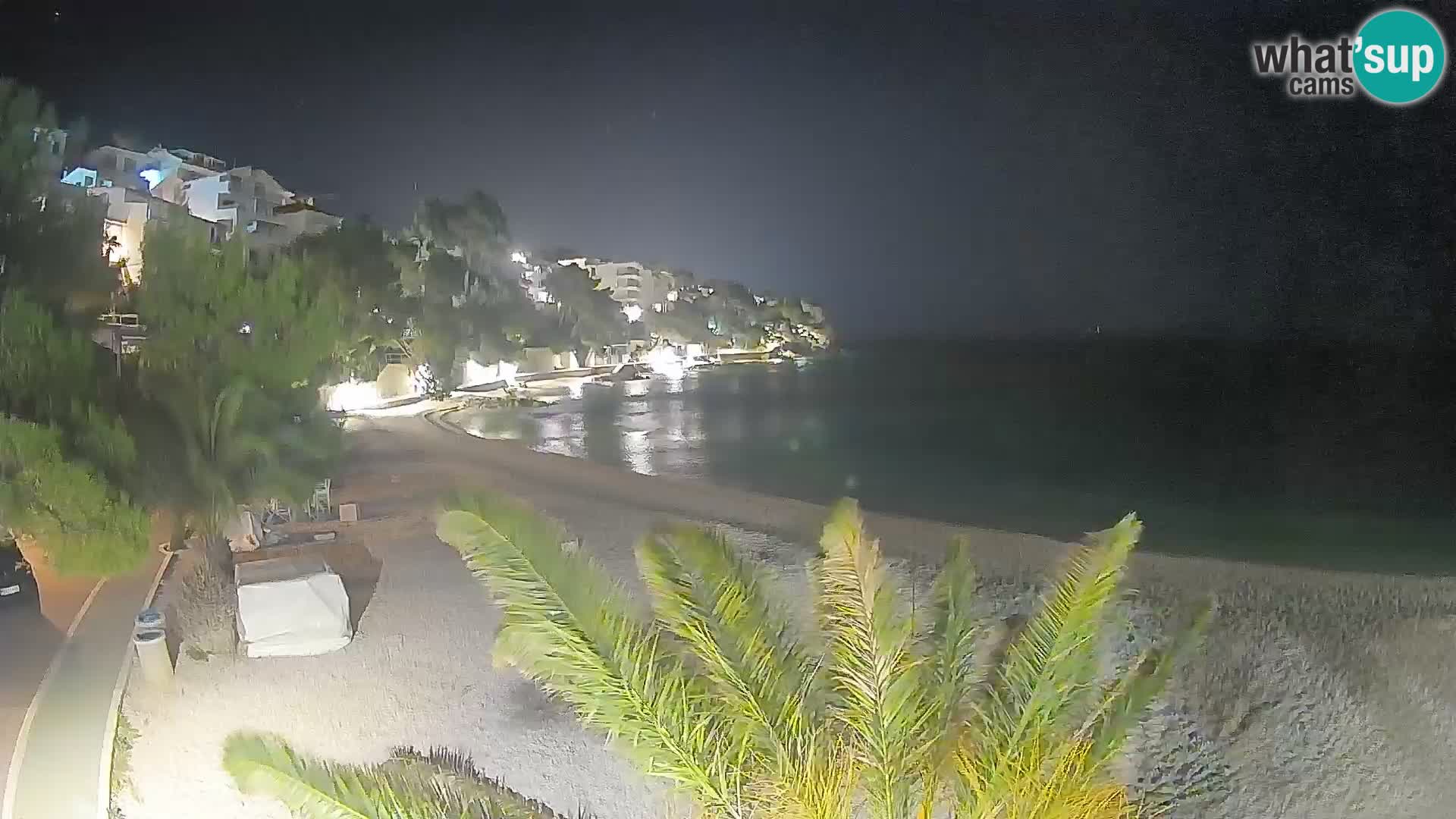 Webcam Lučica Beach Brela – Live View from the Adriatic Coast