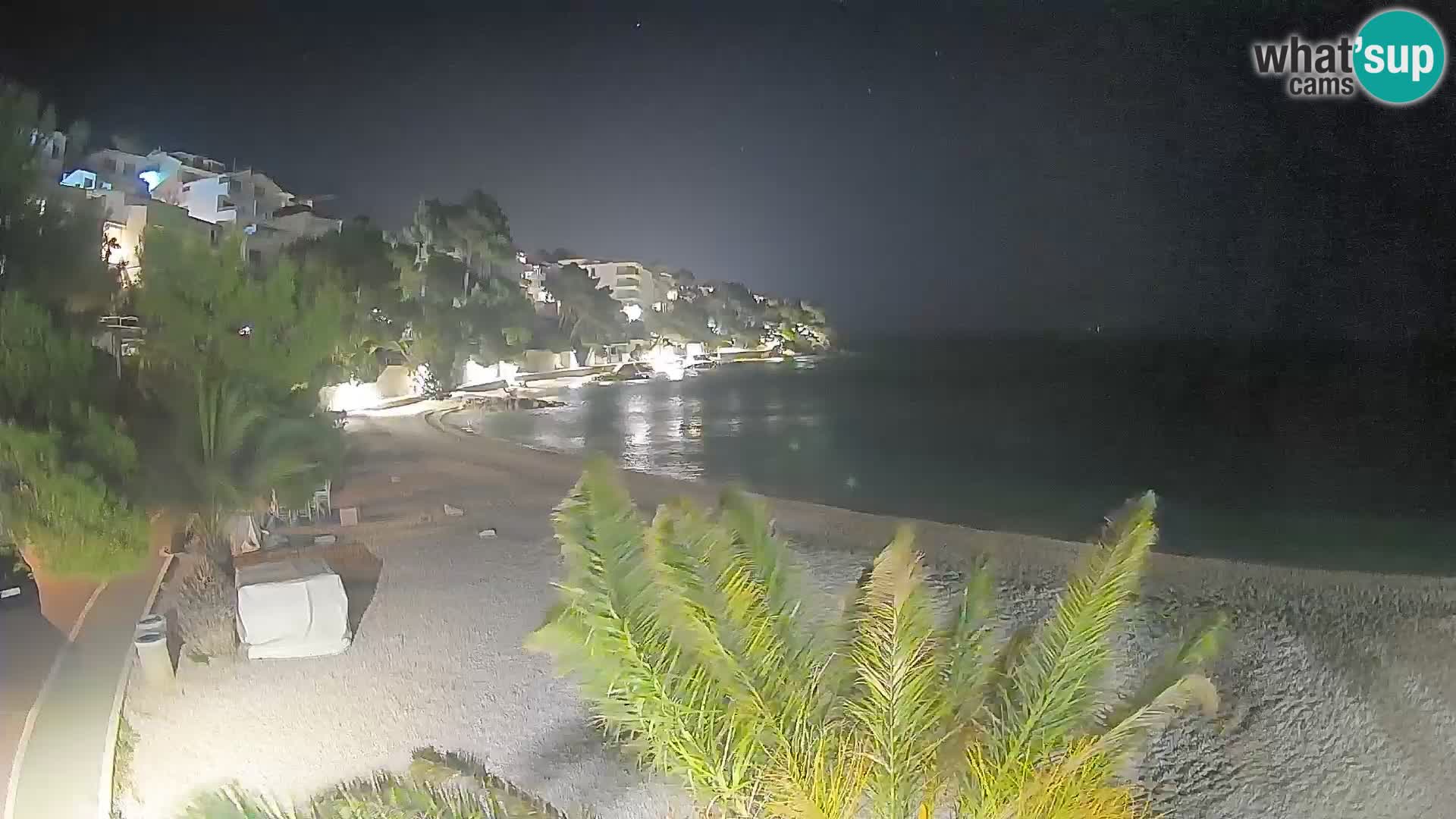 Webcam Lučica Beach Brela – Live View from the Adriatic Coast