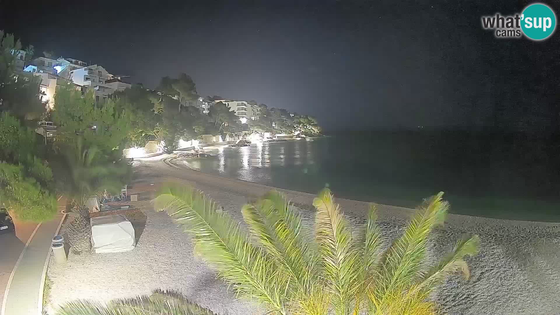 Webcam Lučica Beach Brela – Live View from the Adriatic Coast