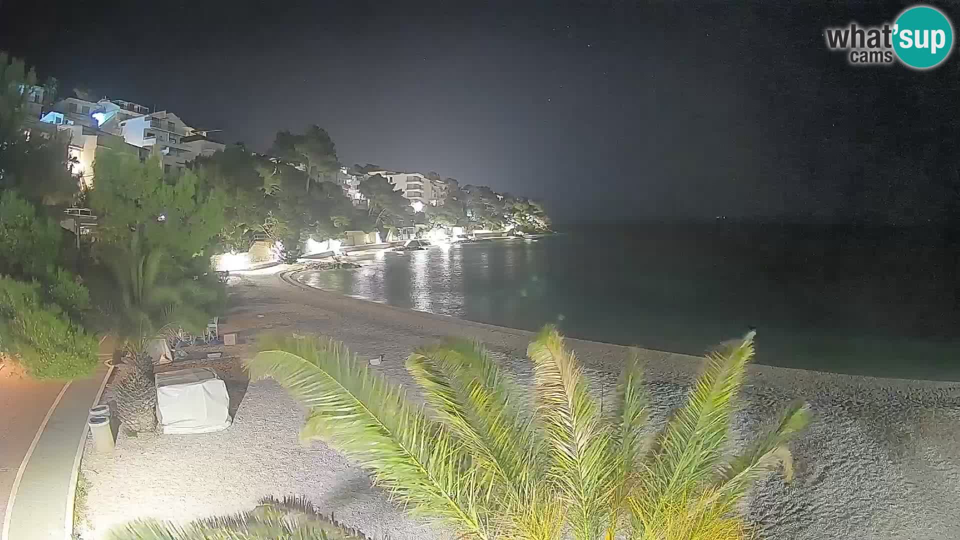 Webcam Lučica Beach Brela – Live View from the Adriatic Coast