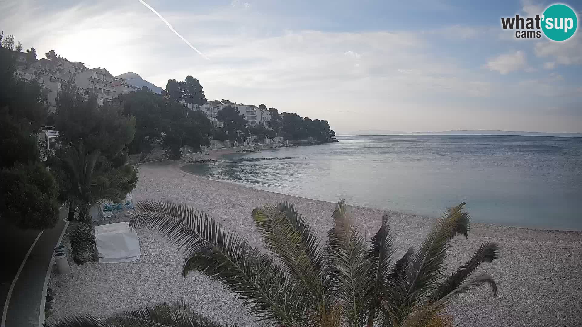 Webcam Lučica Beach Brela – Live View from the Adriatic Coast