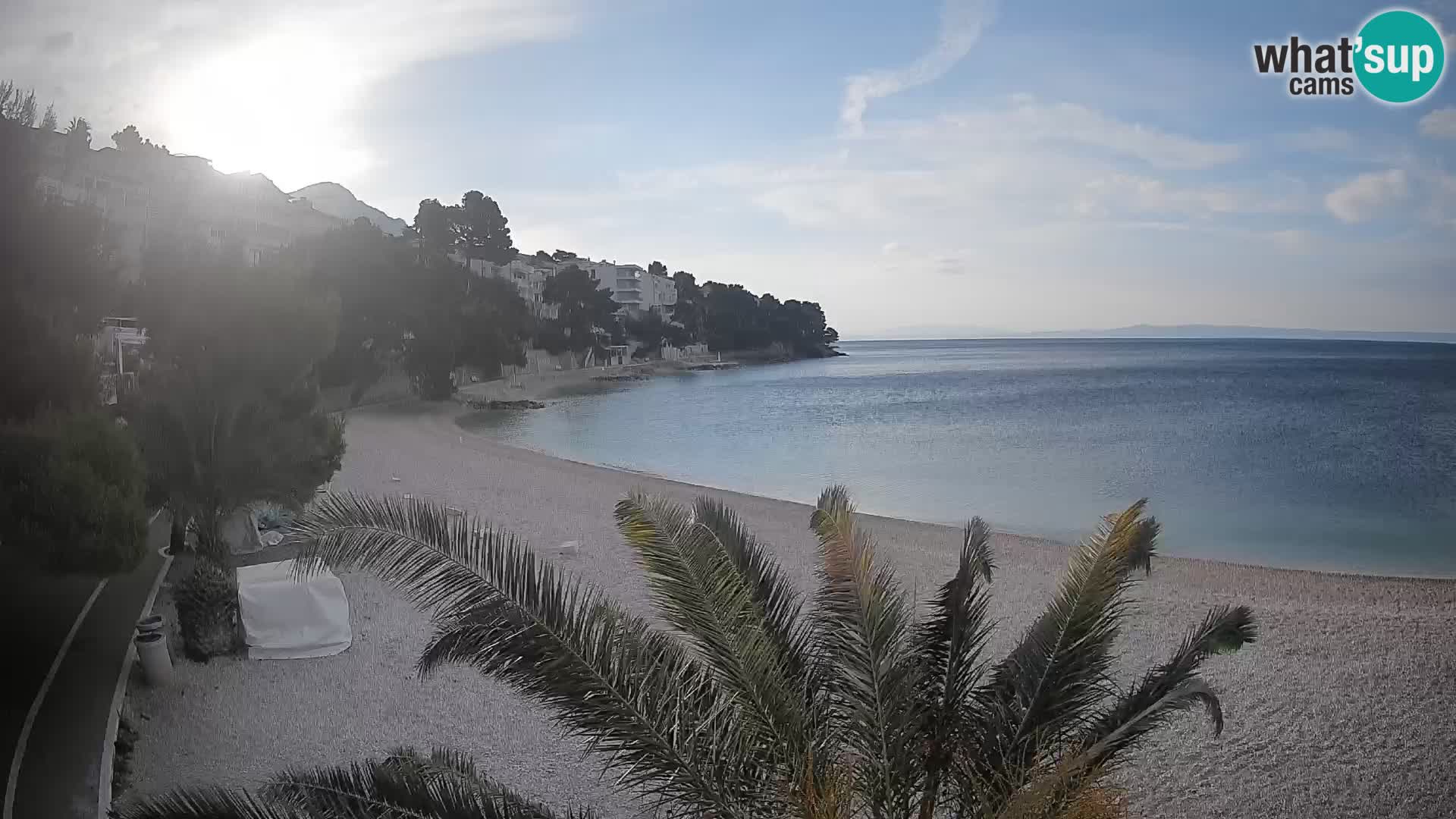 Webcam Lučica Beach Brela – Live View from the Adriatic Coast