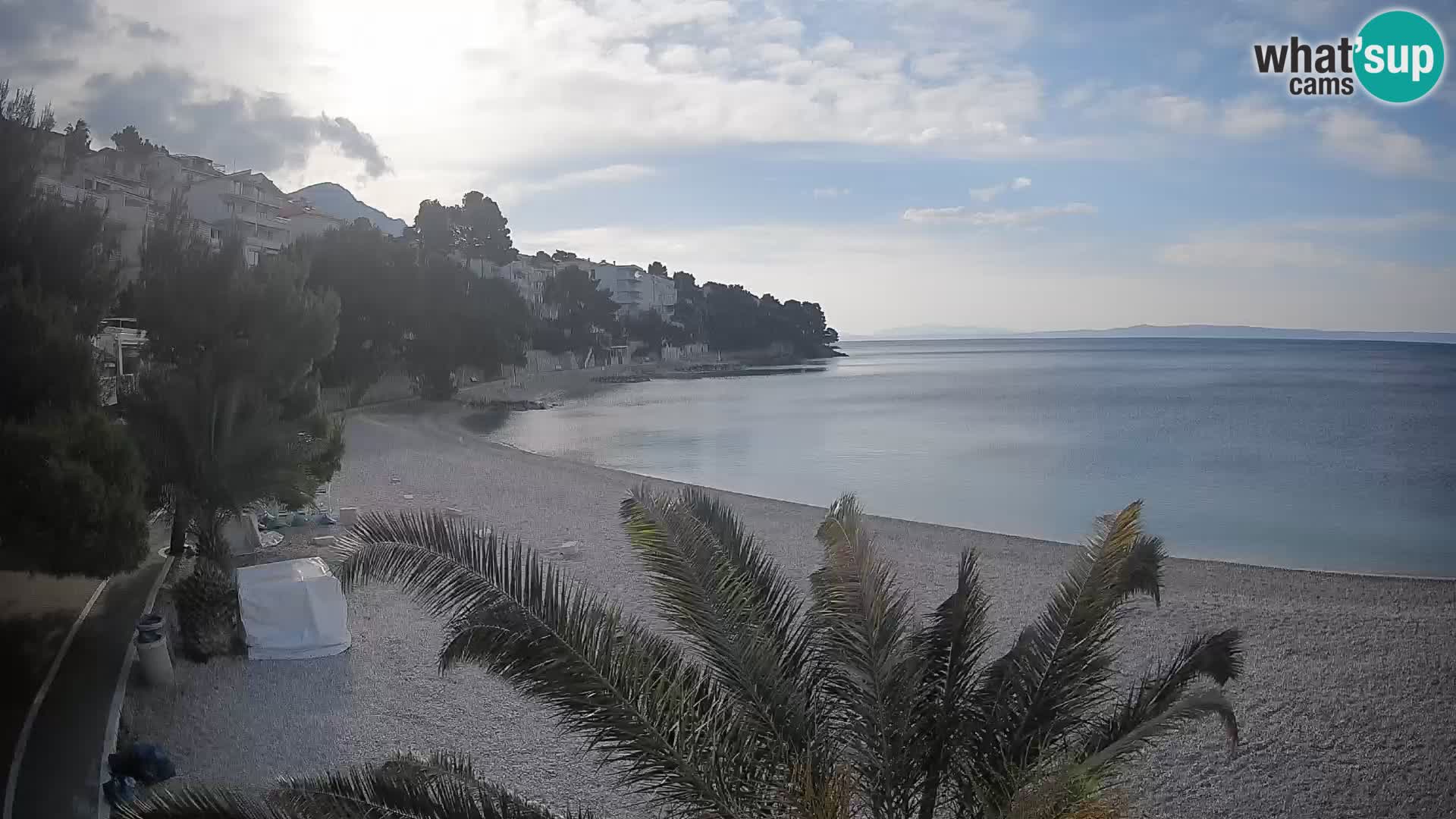 Webcam Lučica Beach Brela – Live View from the Adriatic Coast