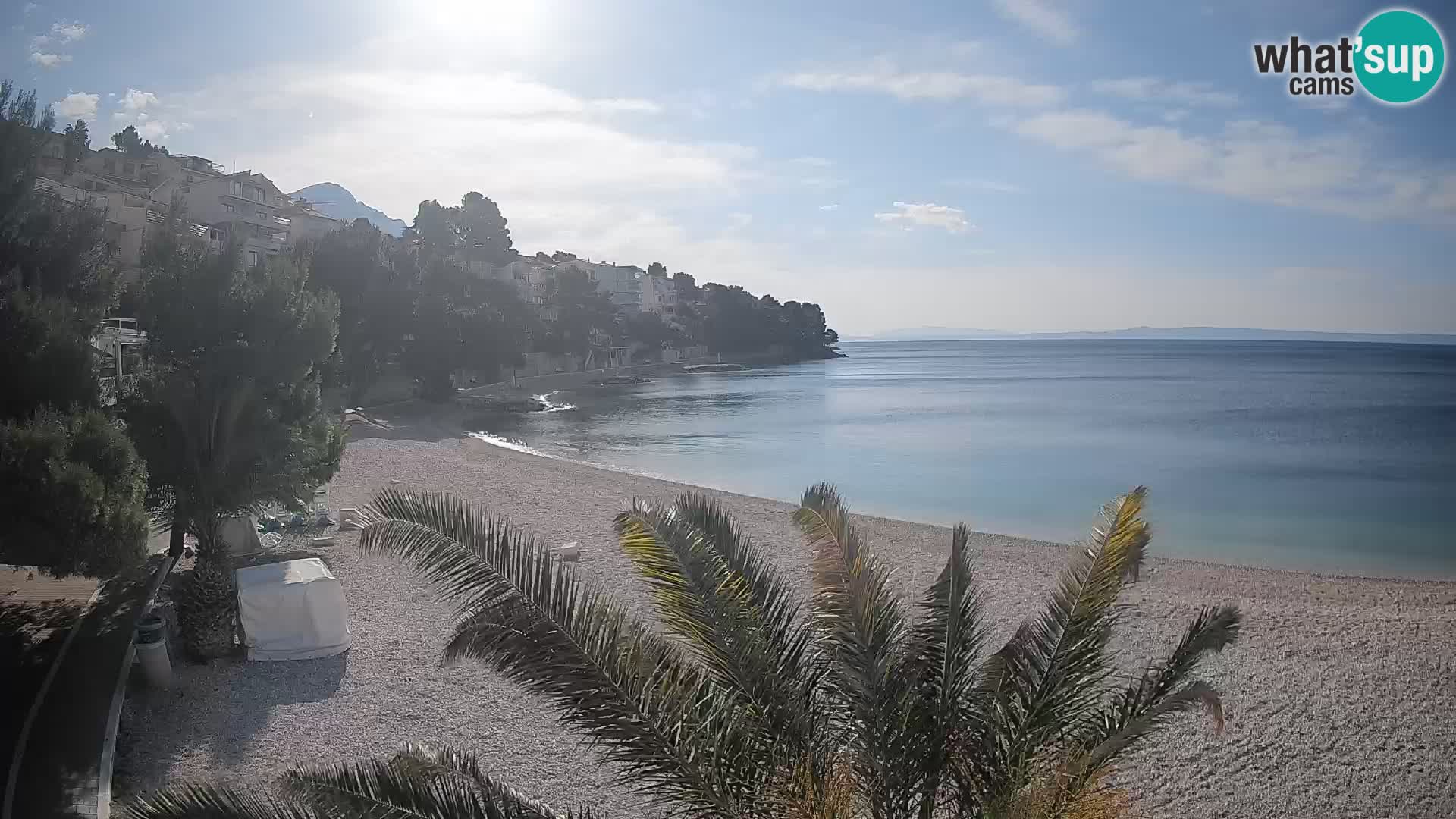 Webcam Lučica Beach Brela – Live View from the Adriatic Coast