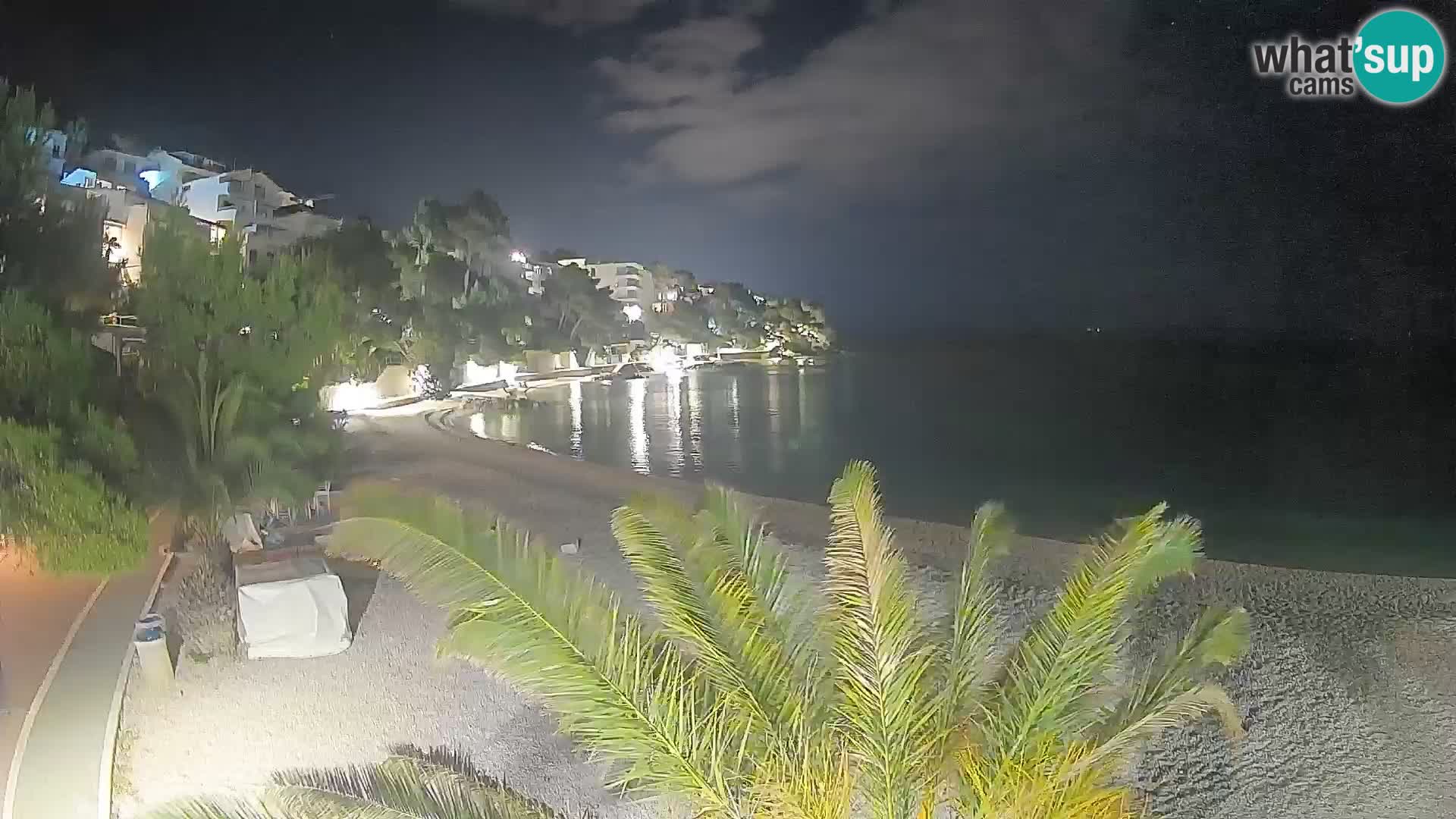 Webcam Lučica Beach Brela – Live View from the Adriatic Coast