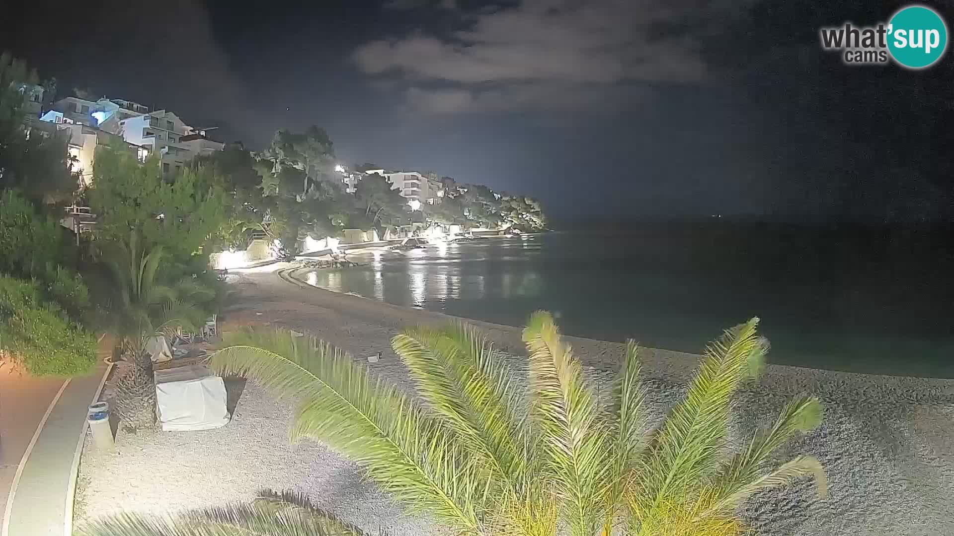 Webcam Lučica Beach Brela – Live View from the Adriatic Coast